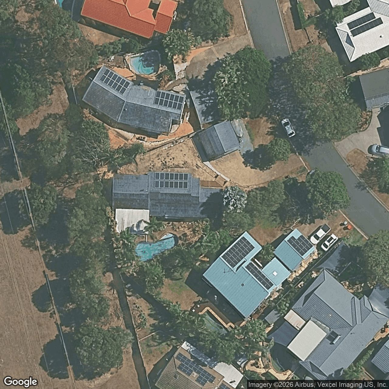 Aerial view of 16 Kidman Street, Robina QLD 4226