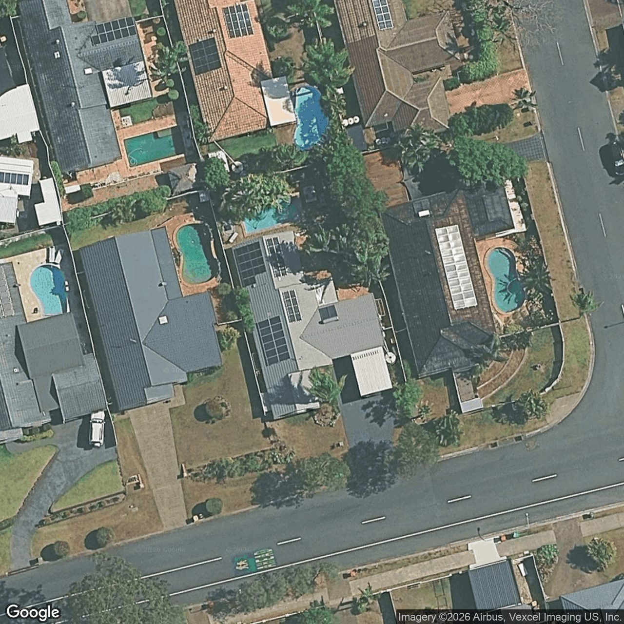 Aerial view of 65 Glen Eagles Drive, Robina QLD 4226