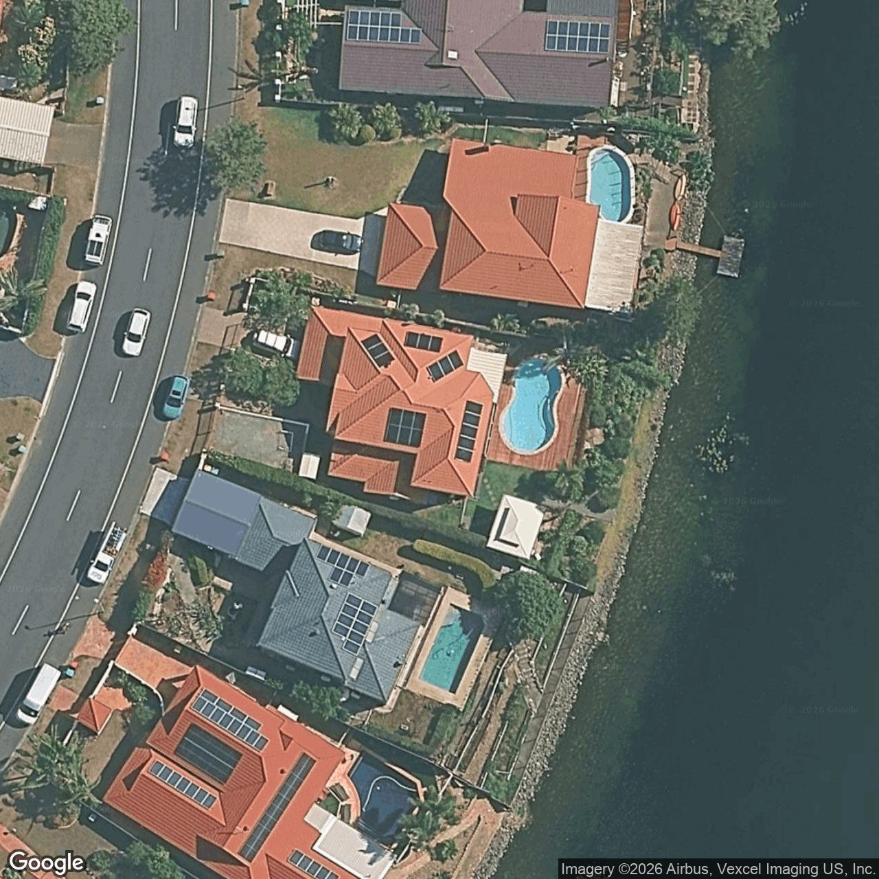 Aerial view of 37 Tullamarine Drive, Robina QLD 4226