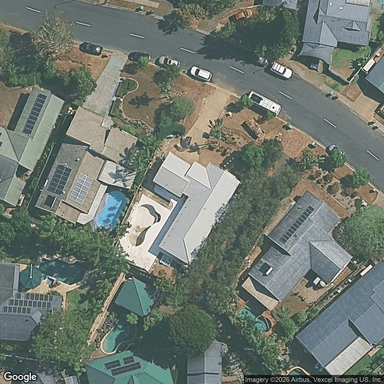 Aerial view of 107 Glen Eagles Drive, Robina QLD 4226
