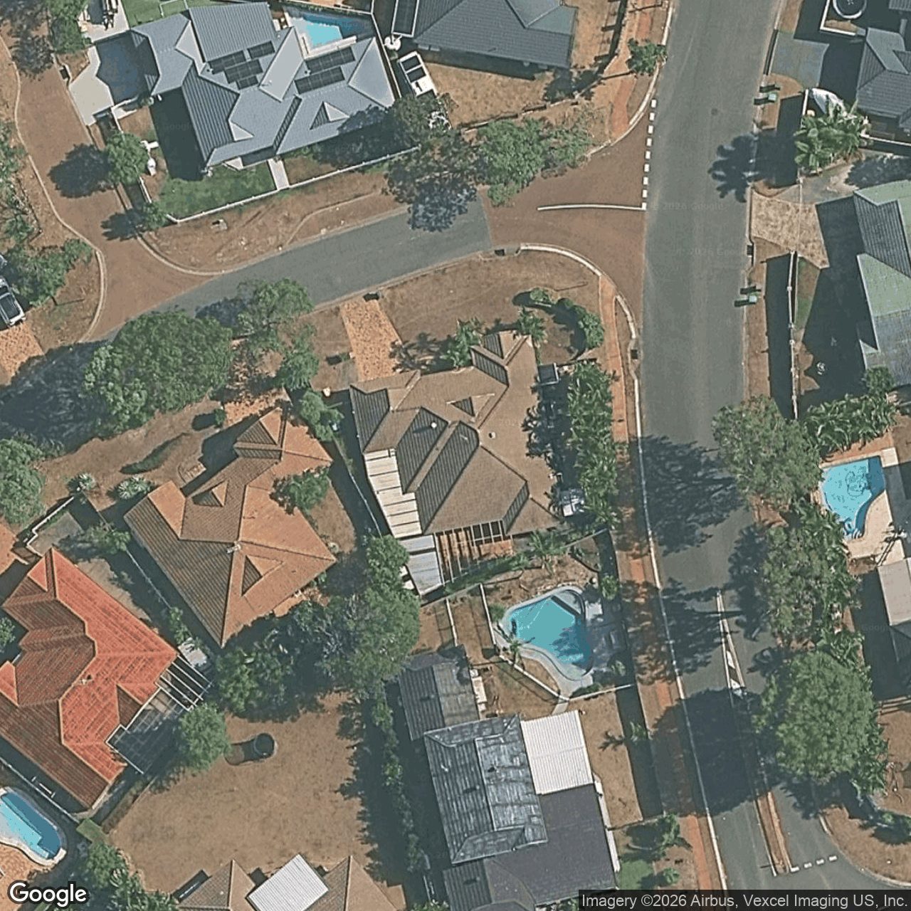 Aerial view of 2 Wattlepark Lane, Robina QLD 4226