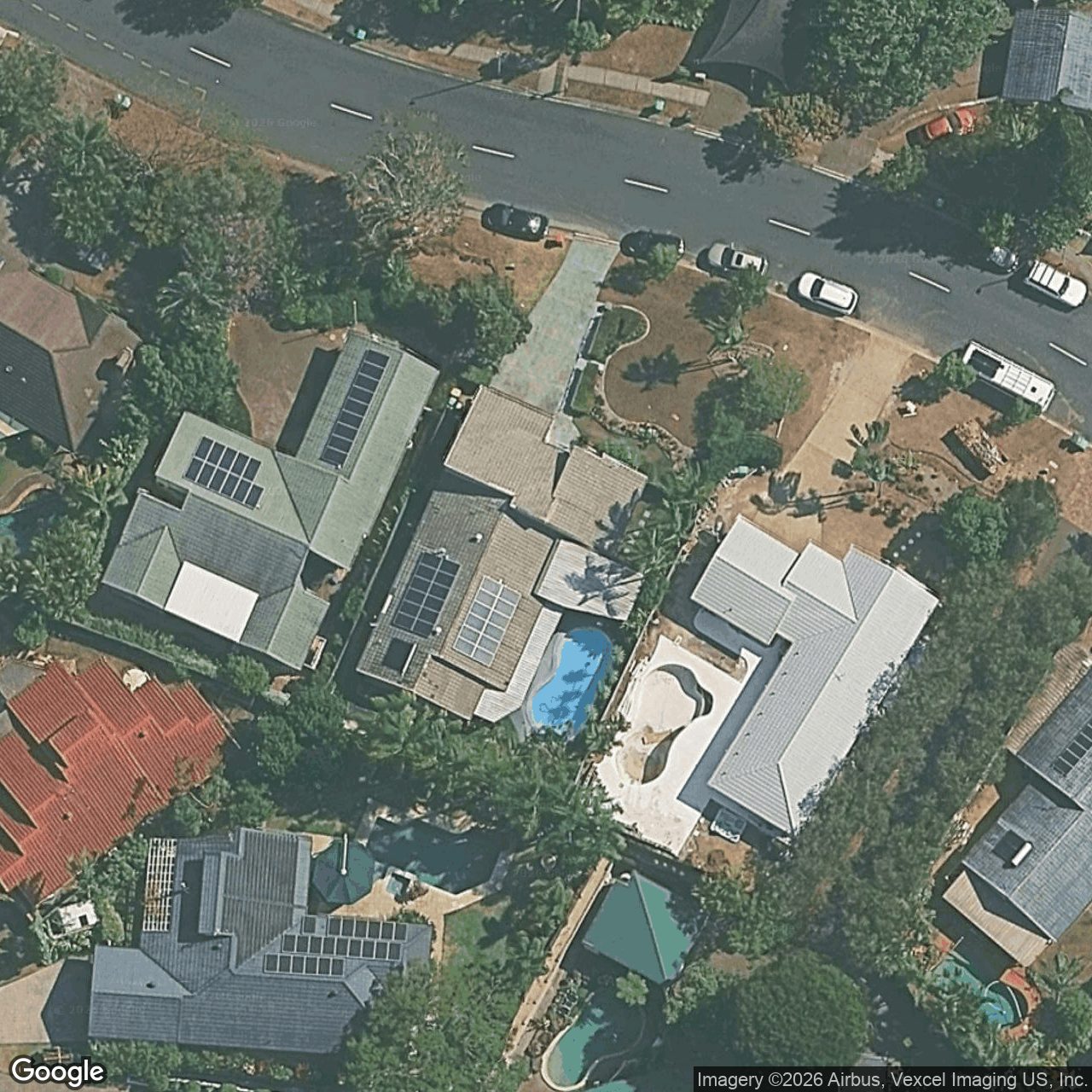 Aerial view of 105 Glen Eagles Drive, Robina QLD 4226