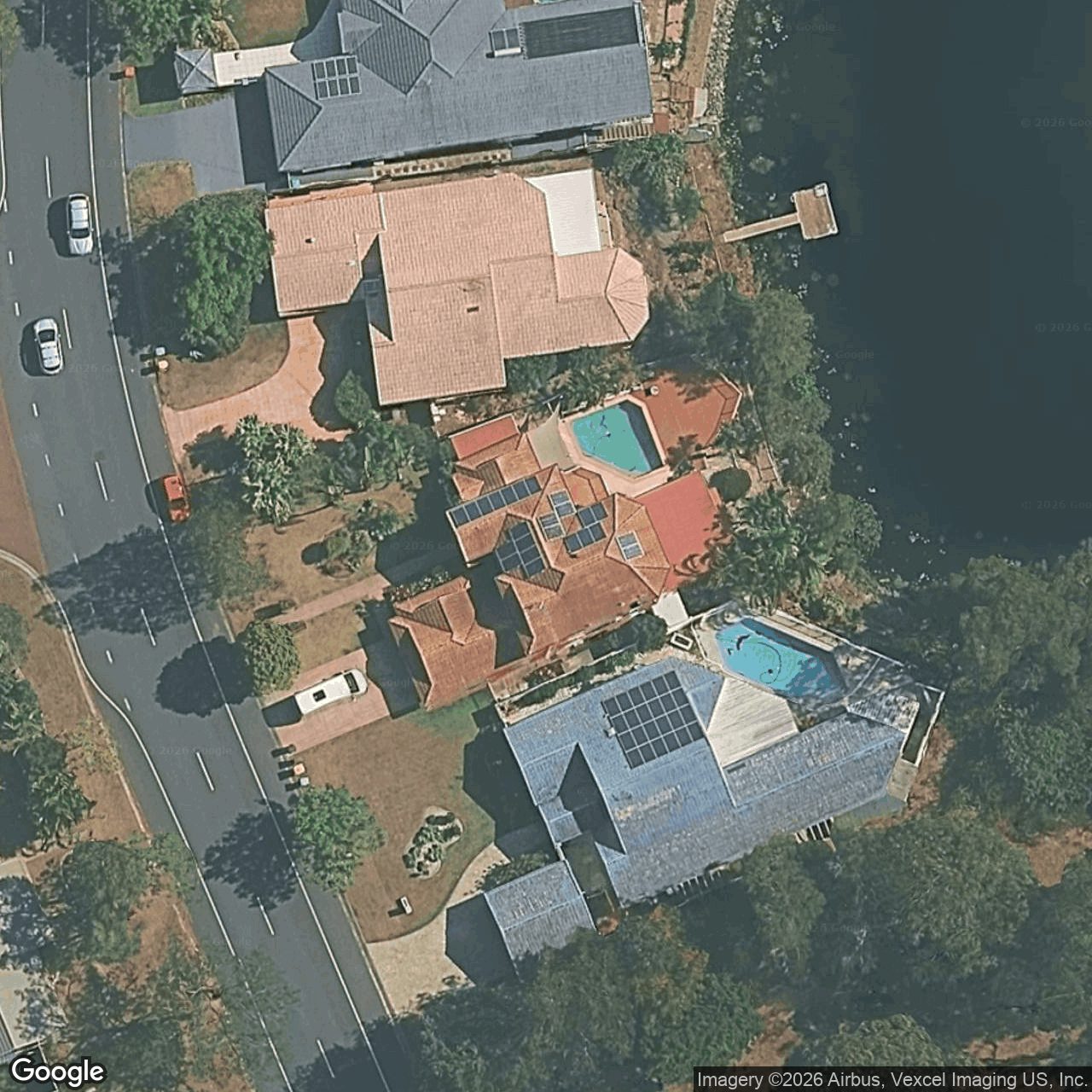 Aerial view of 13 Tullamarine Drive, Robina QLD 4226