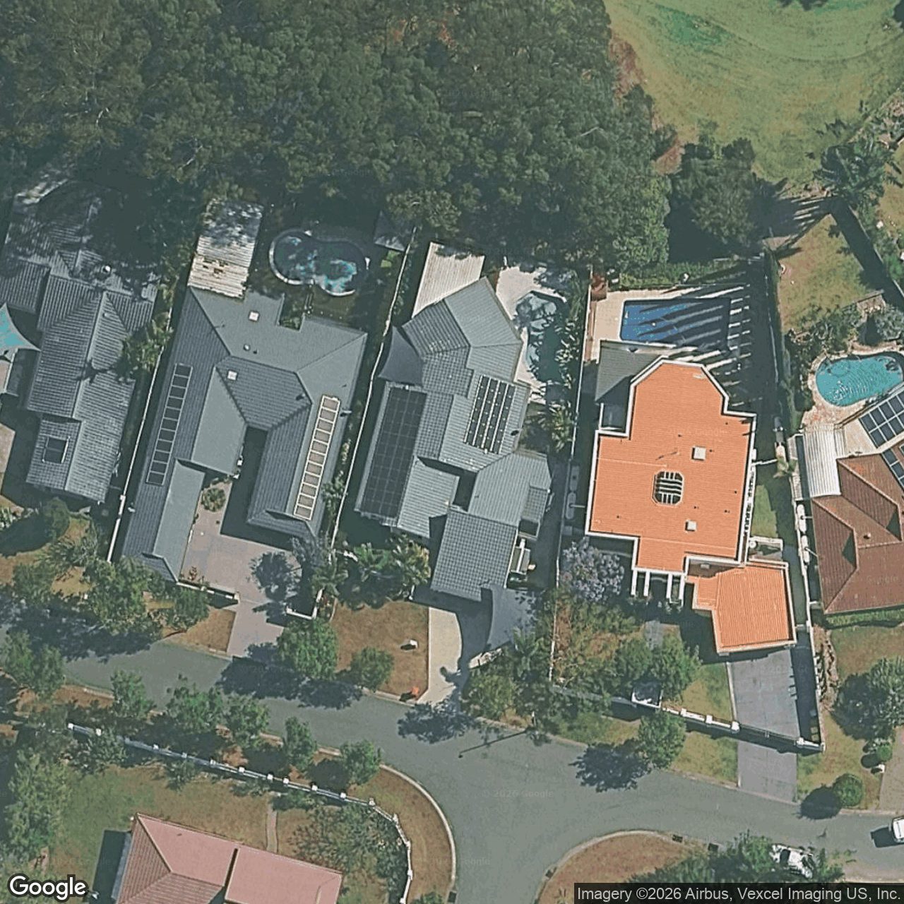 Aerial view of 26 Firestone Court, Robina QLD 4226