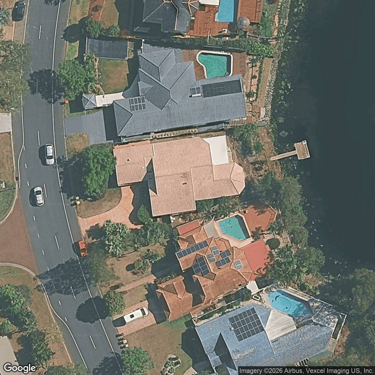 Aerial view of 15 Tullamarine Drive, Robina QLD 4226