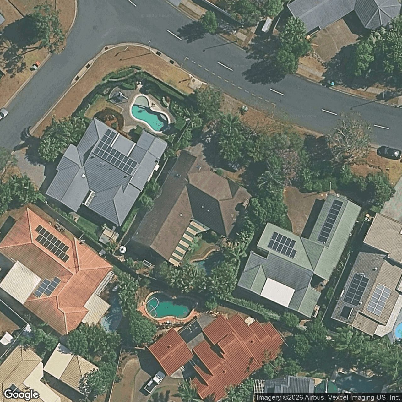 Aerial view of 101 Glen Eagles Drive, Robina QLD 4226