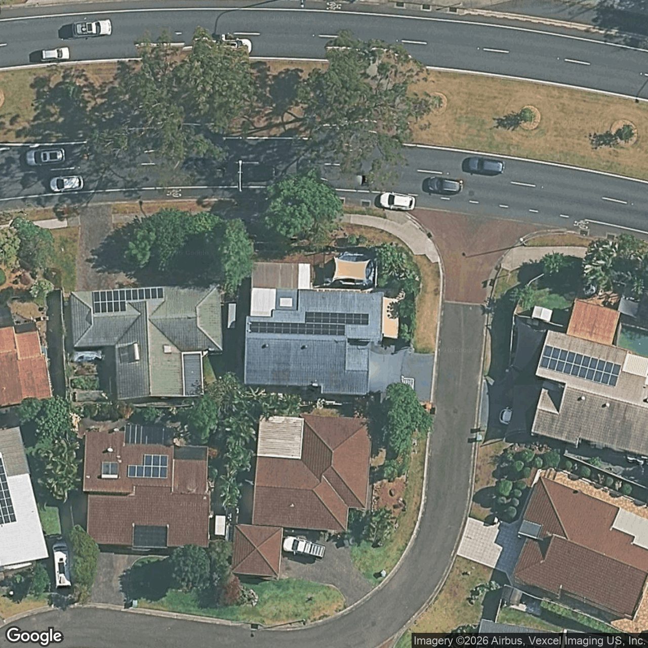 Aerial view of 1 Belmore Close, Robina QLD 4226