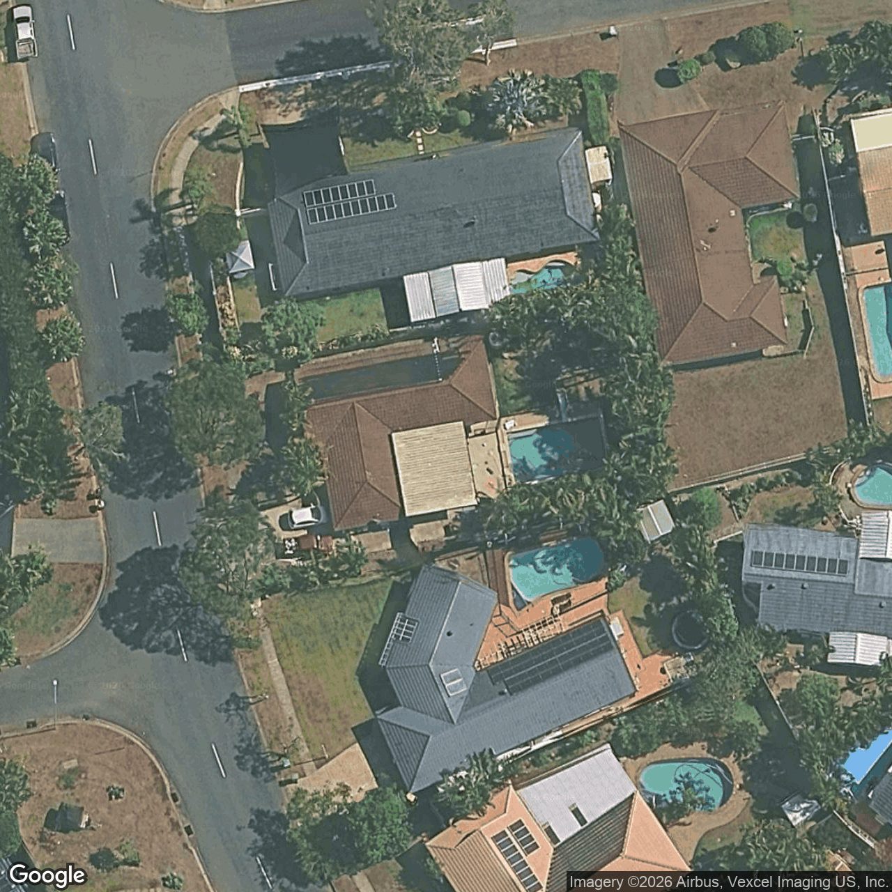 Aerial view of 102 Glen Eagles Drive, Robina QLD 4226