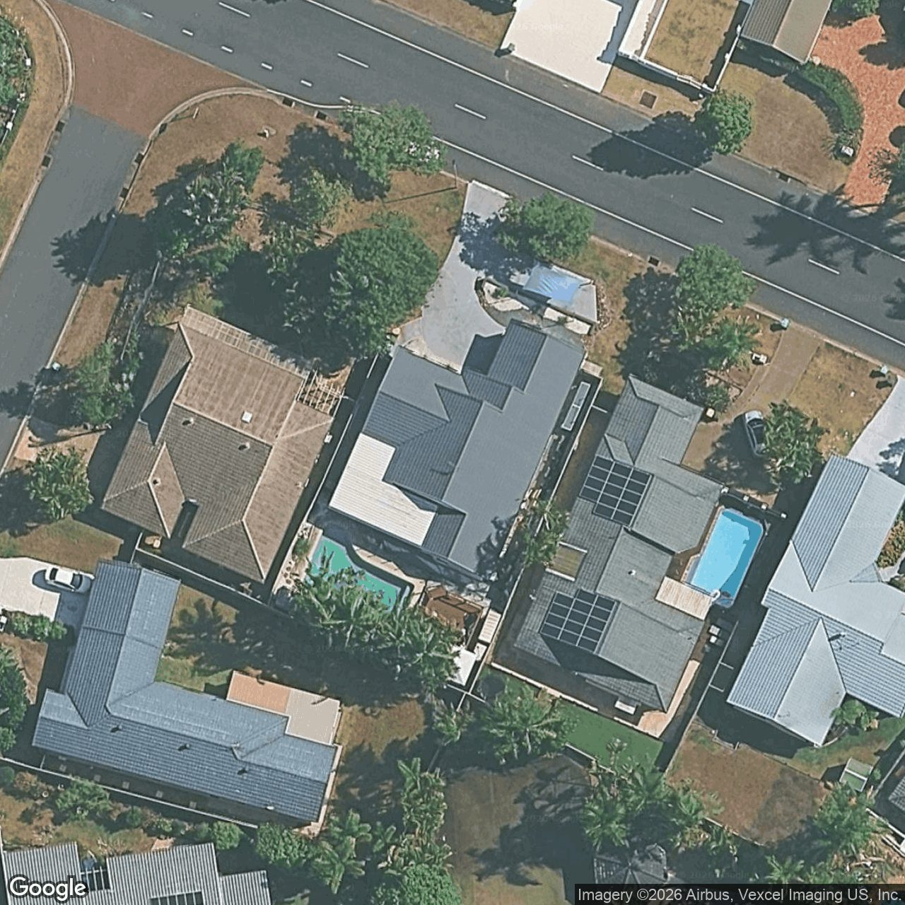 Aerial view of 52 Tullamarine Drive, Robina QLD 4226