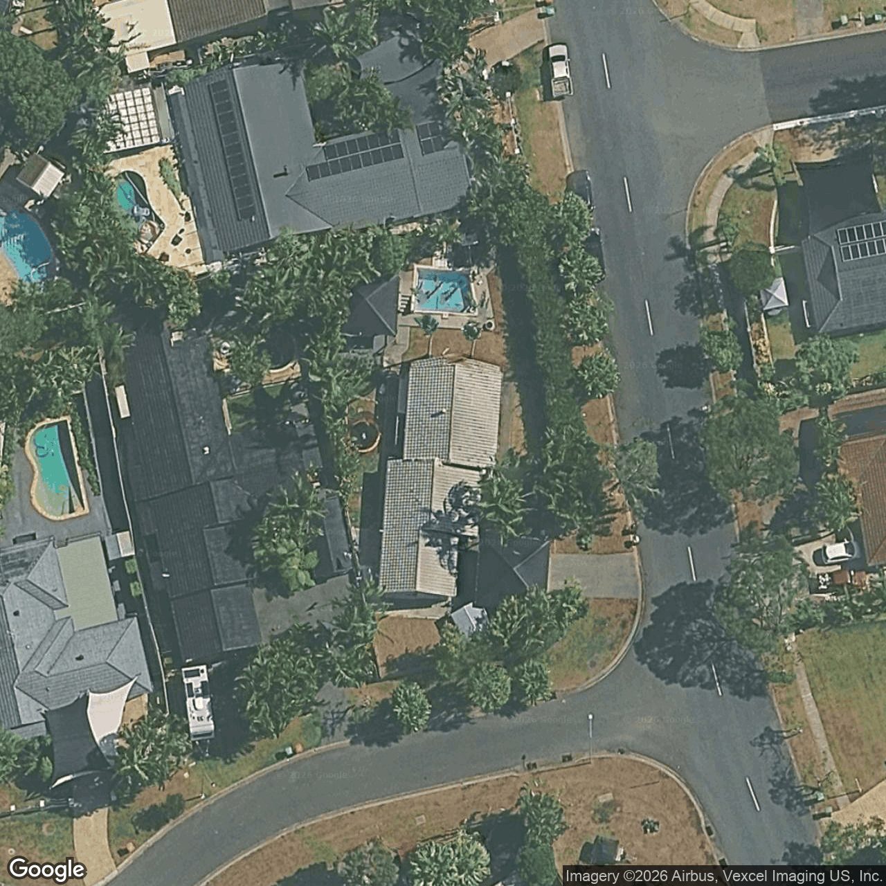 Aerial view of 91 Glen Eagles Drive, Robina QLD 4226