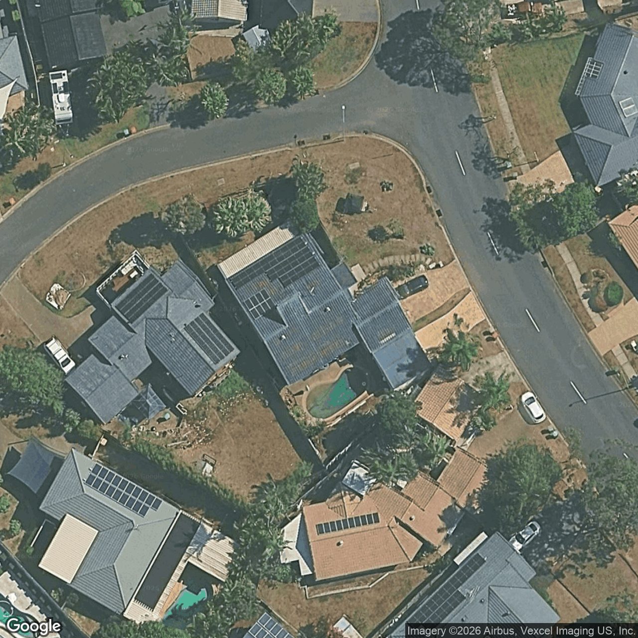 Aerial view of 93 Glen Eagles Drive, Robina QLD 4226
