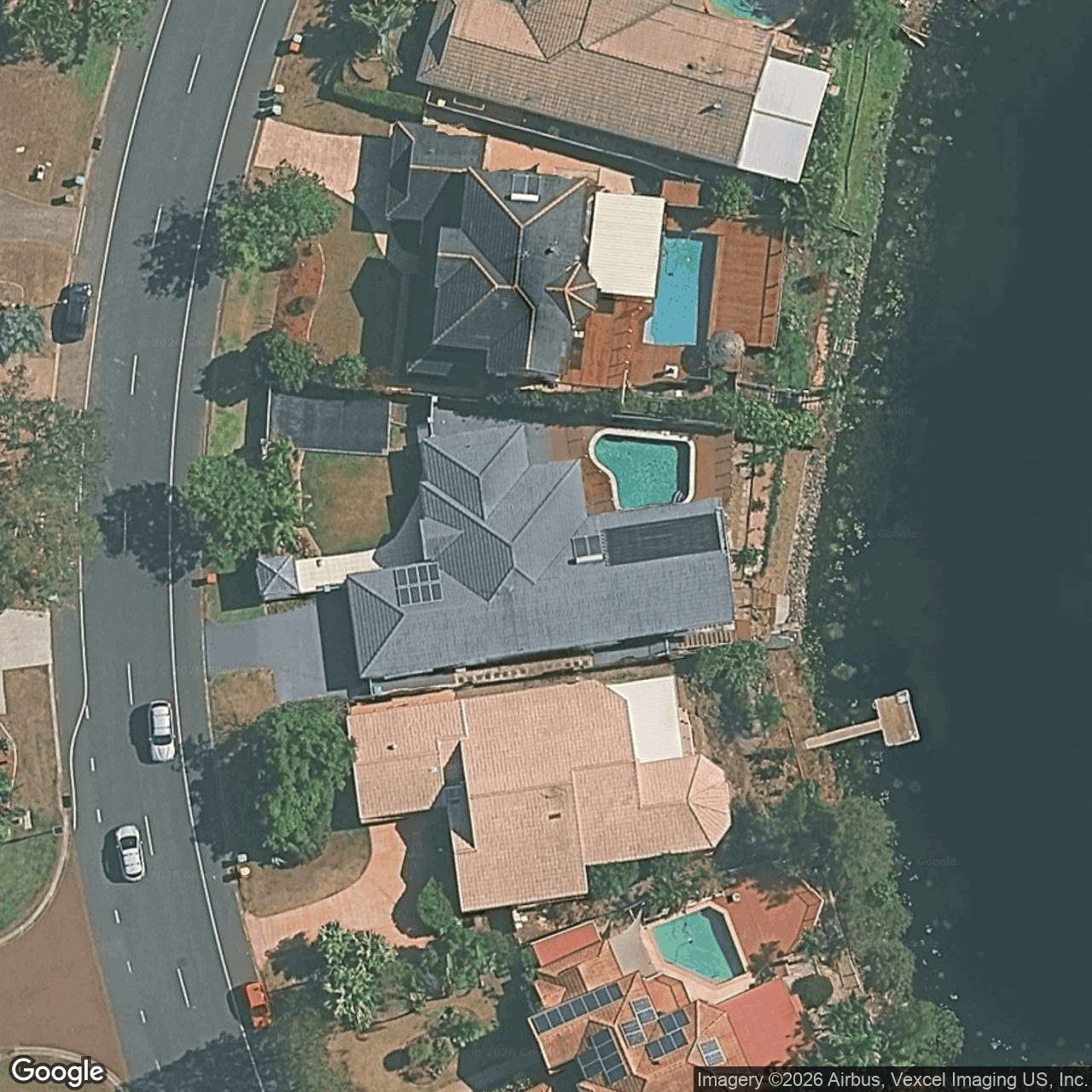 Aerial view of 17 Tullamarine Drive, Robina QLD 4226