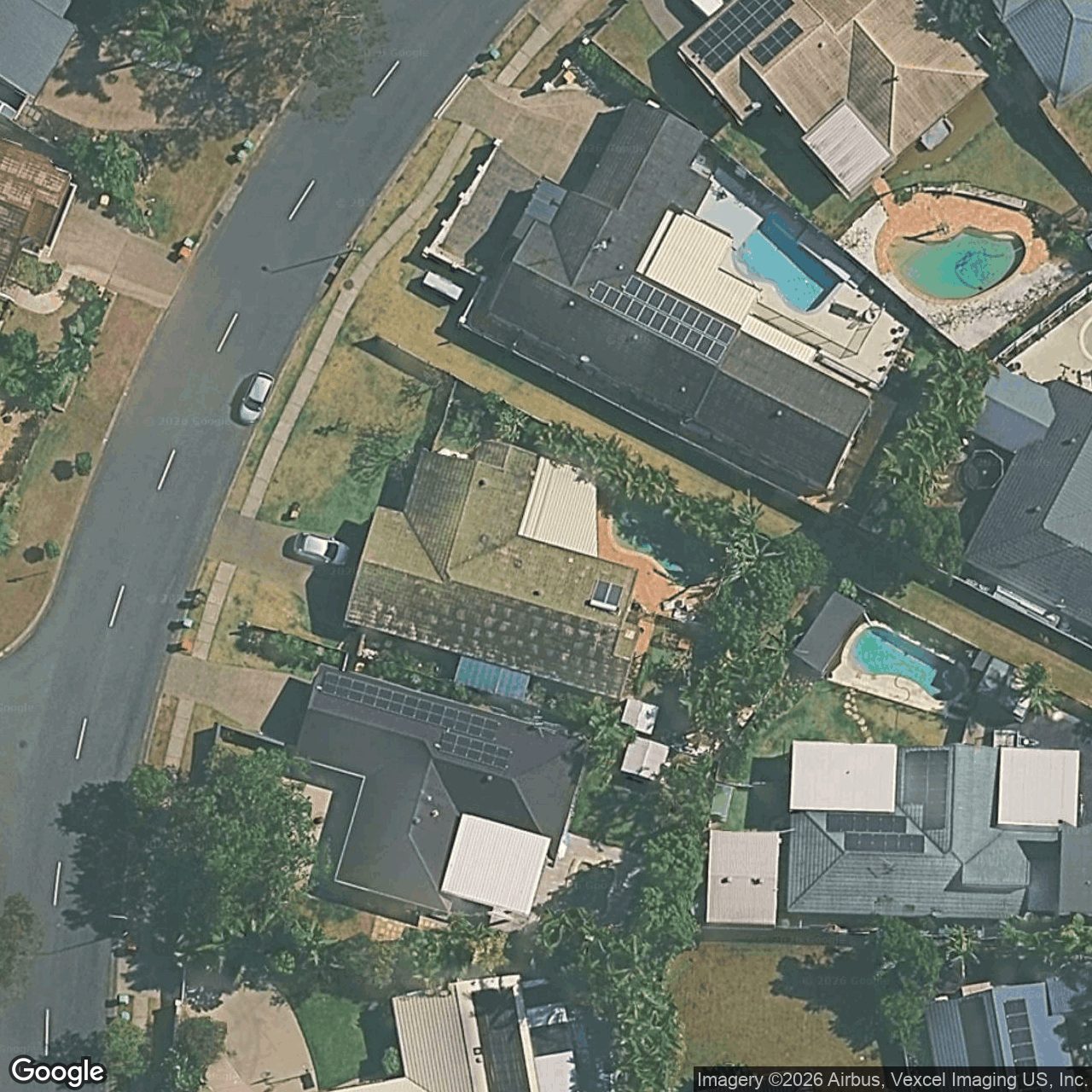 Aerial view of 92 Glen Eagles Drive, Robina QLD 4226