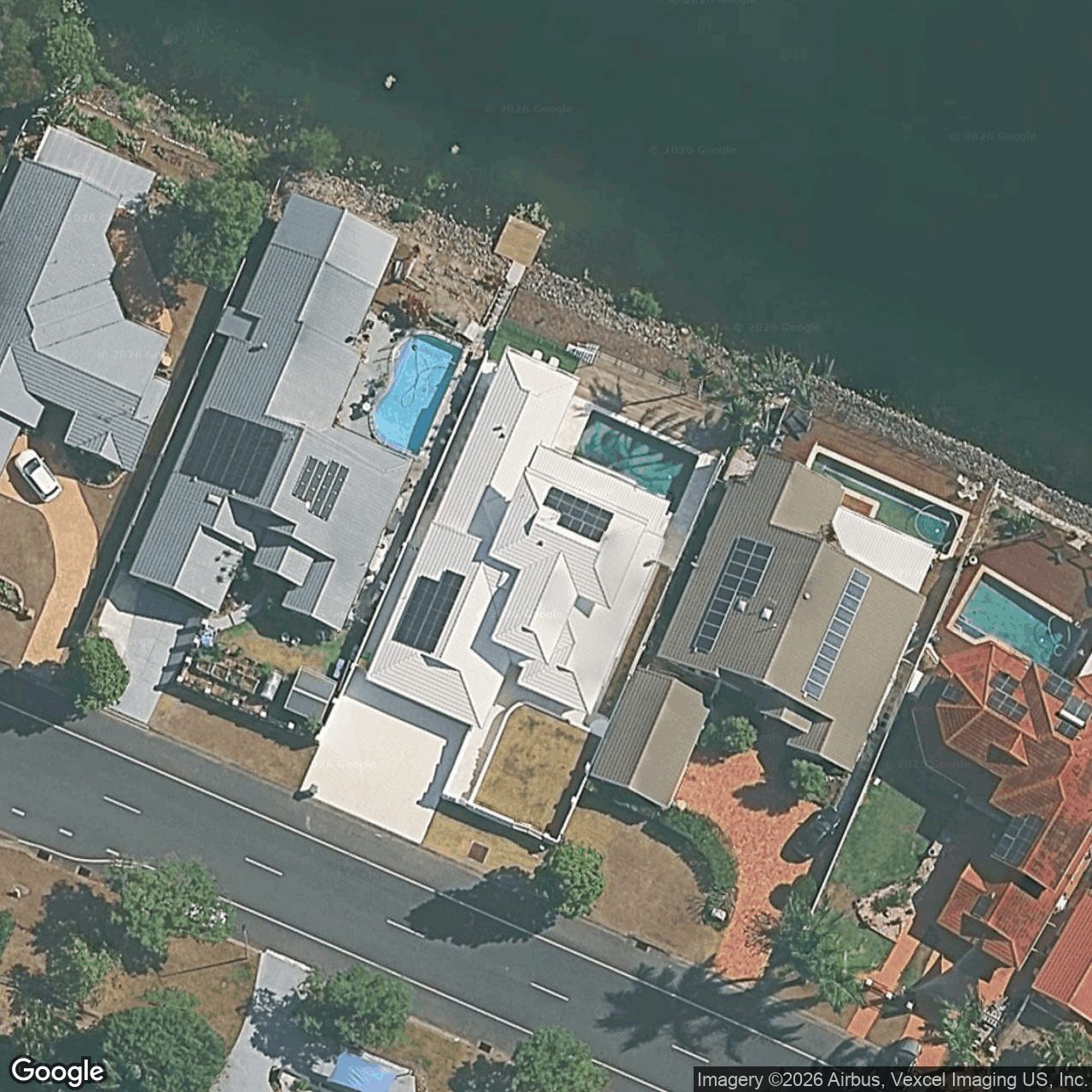 Aerial view of 63 Tullamarine Drive, Robina QLD 4226