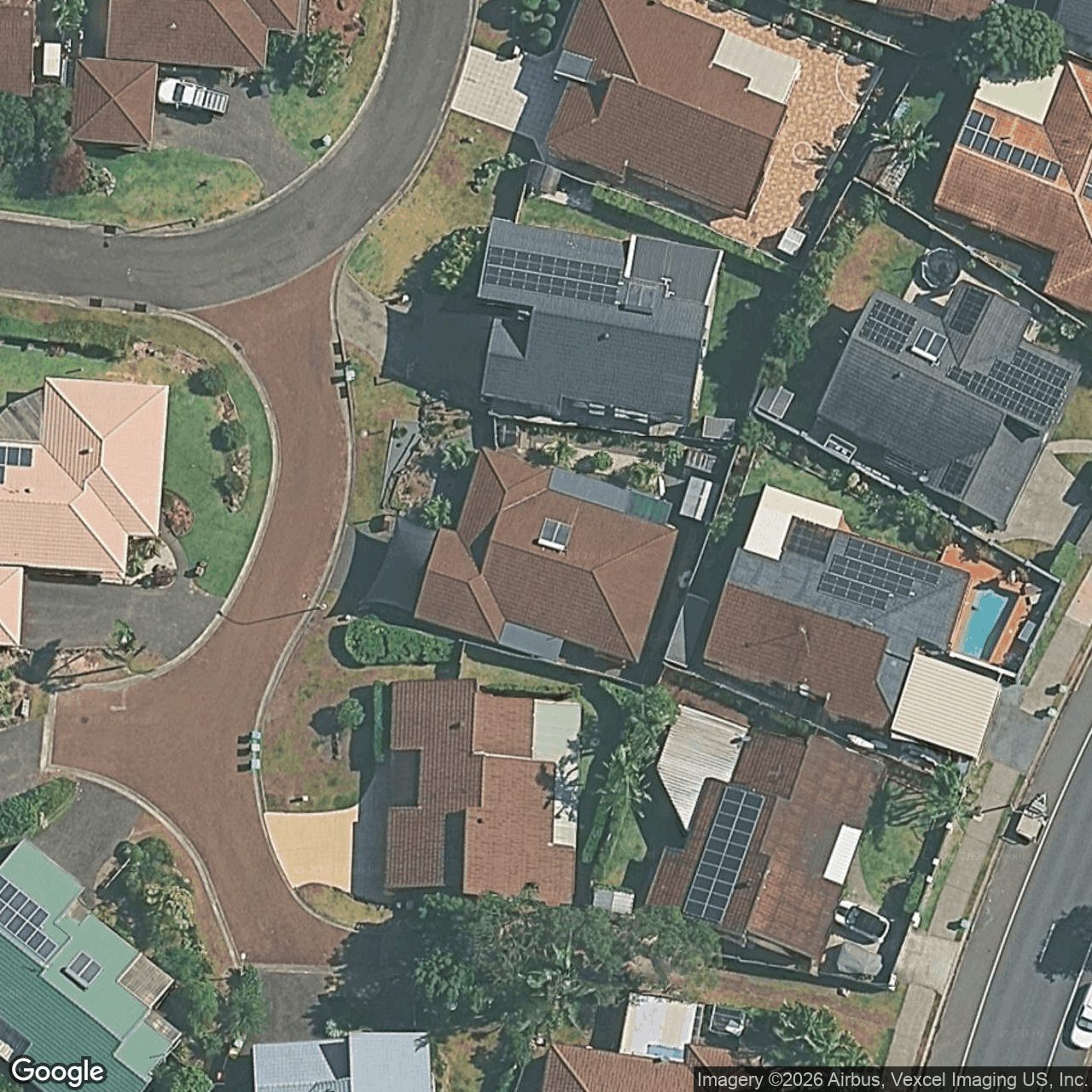 Aerial view of 8 Belmore Close, Robina QLD 4226