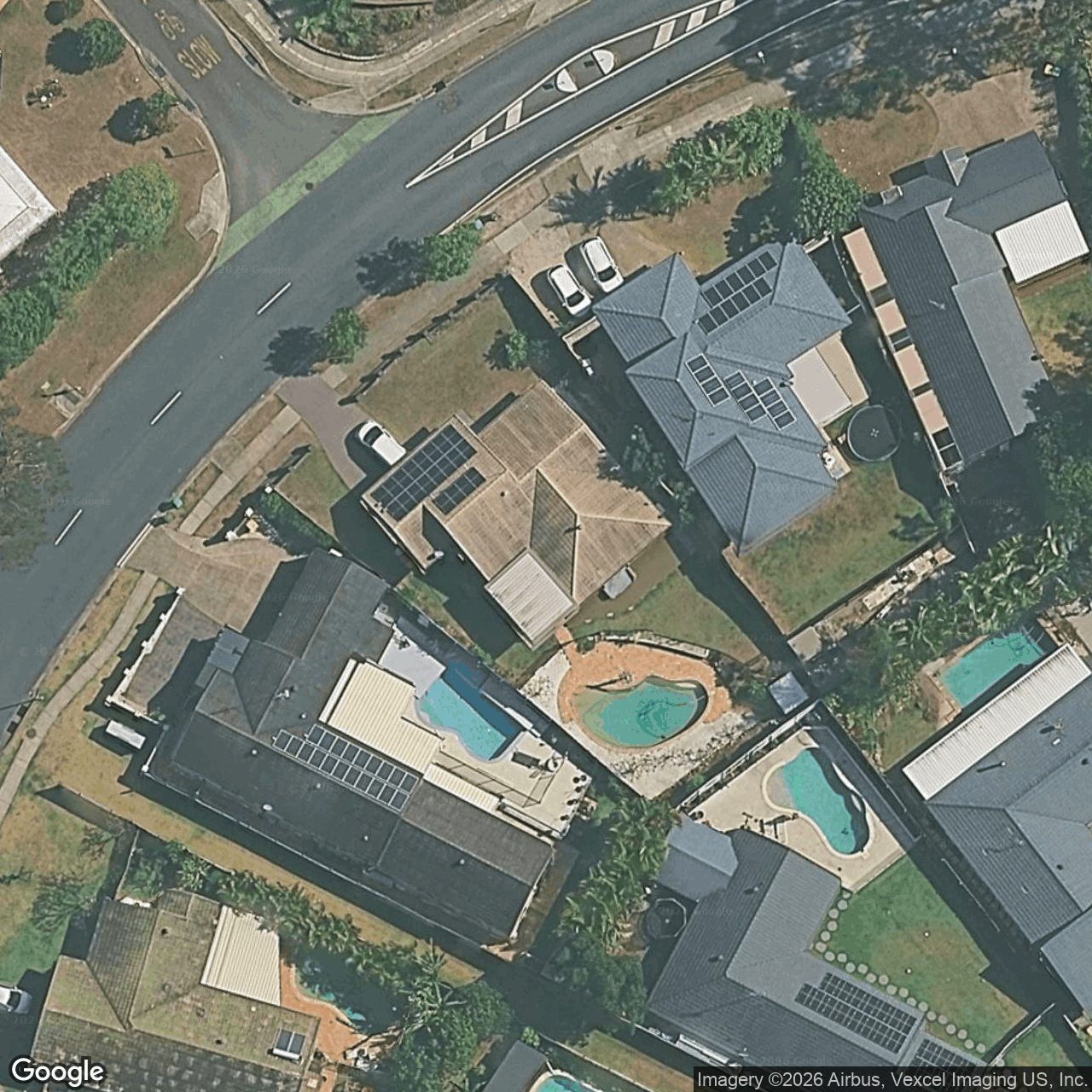 Aerial view of 88 Glen Eagles Drive, Robina QLD 4226