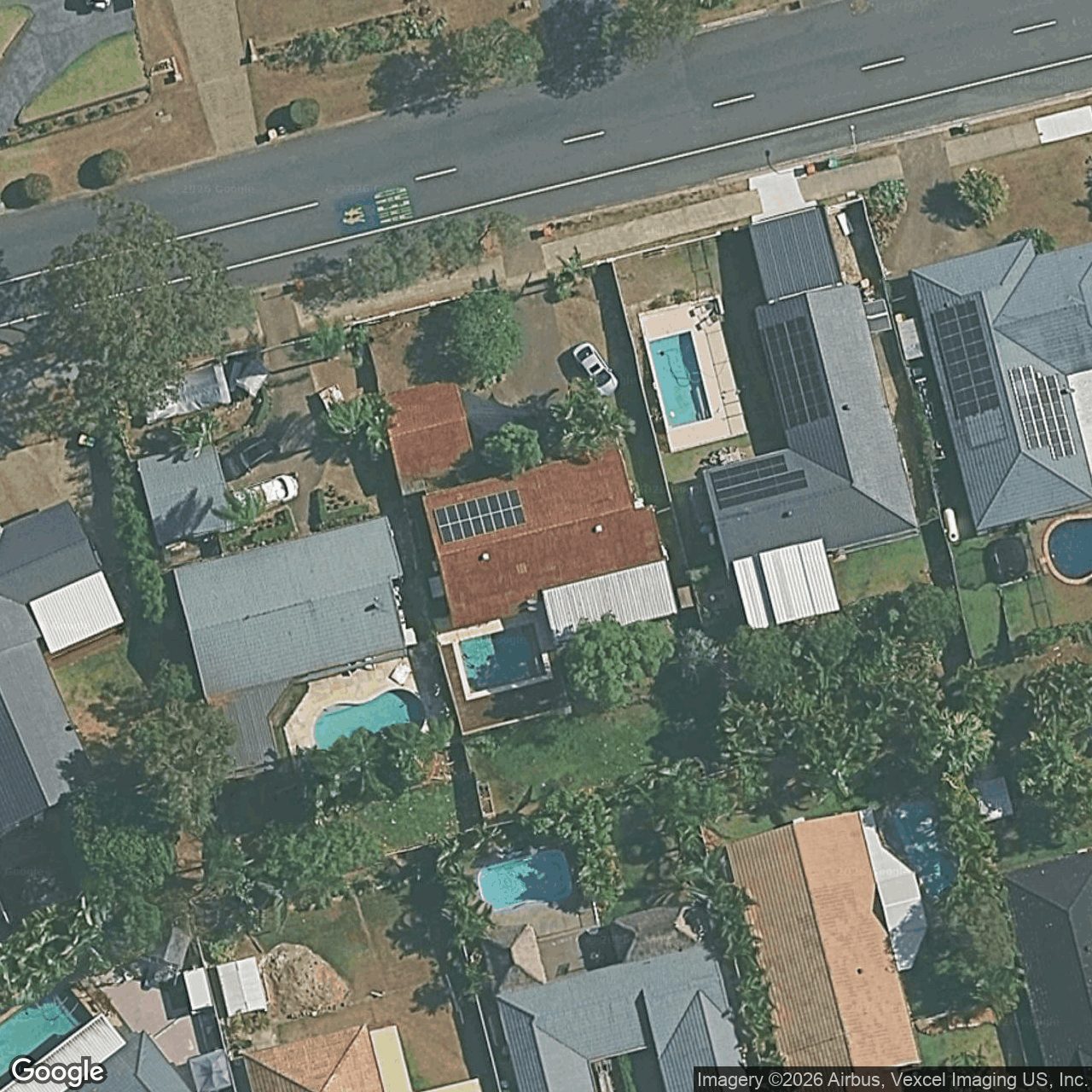 Aerial view of 80 Glen Eagles Drive, Robina QLD 4226