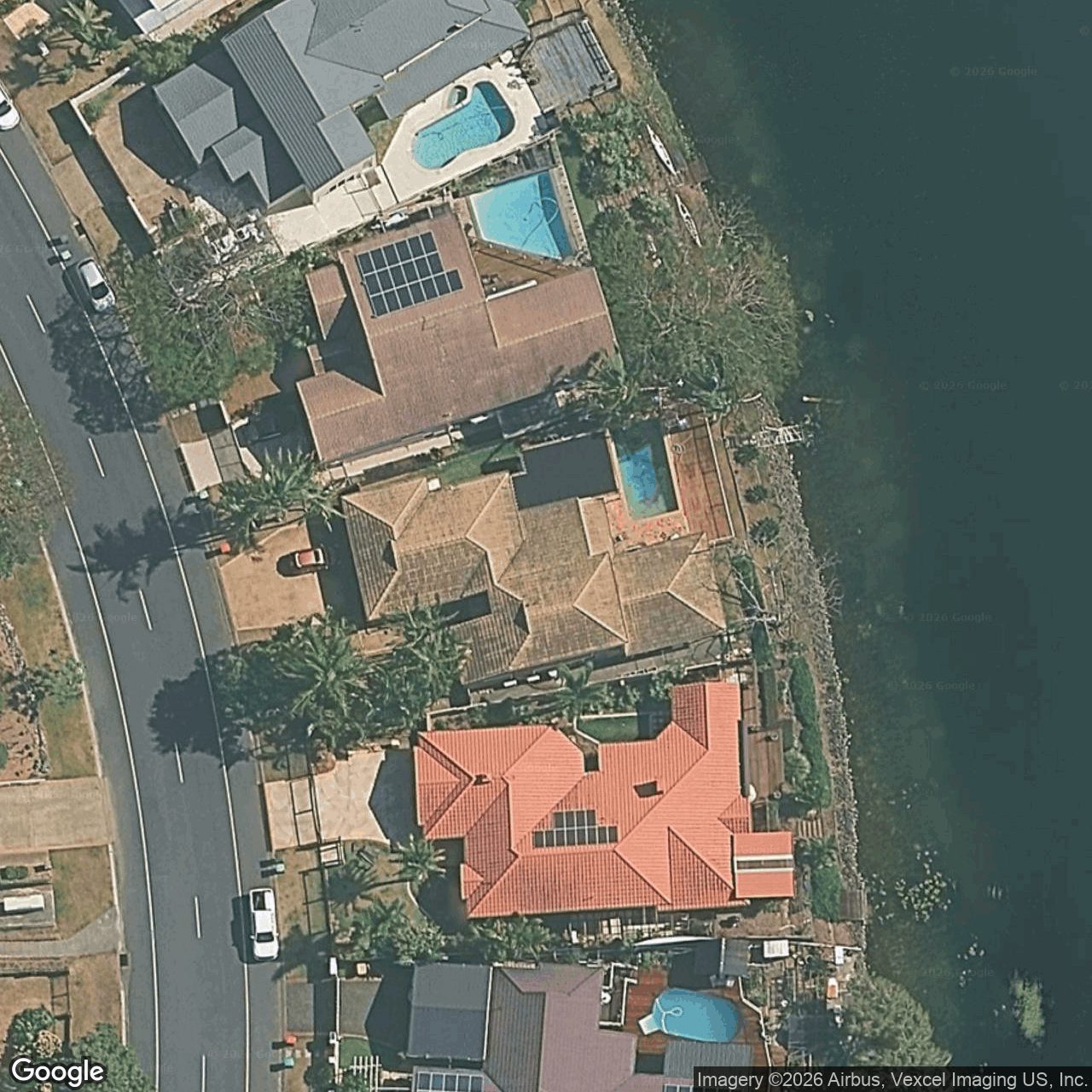 Aerial view of 45 Tullamarine Drive, Robina QLD 4226