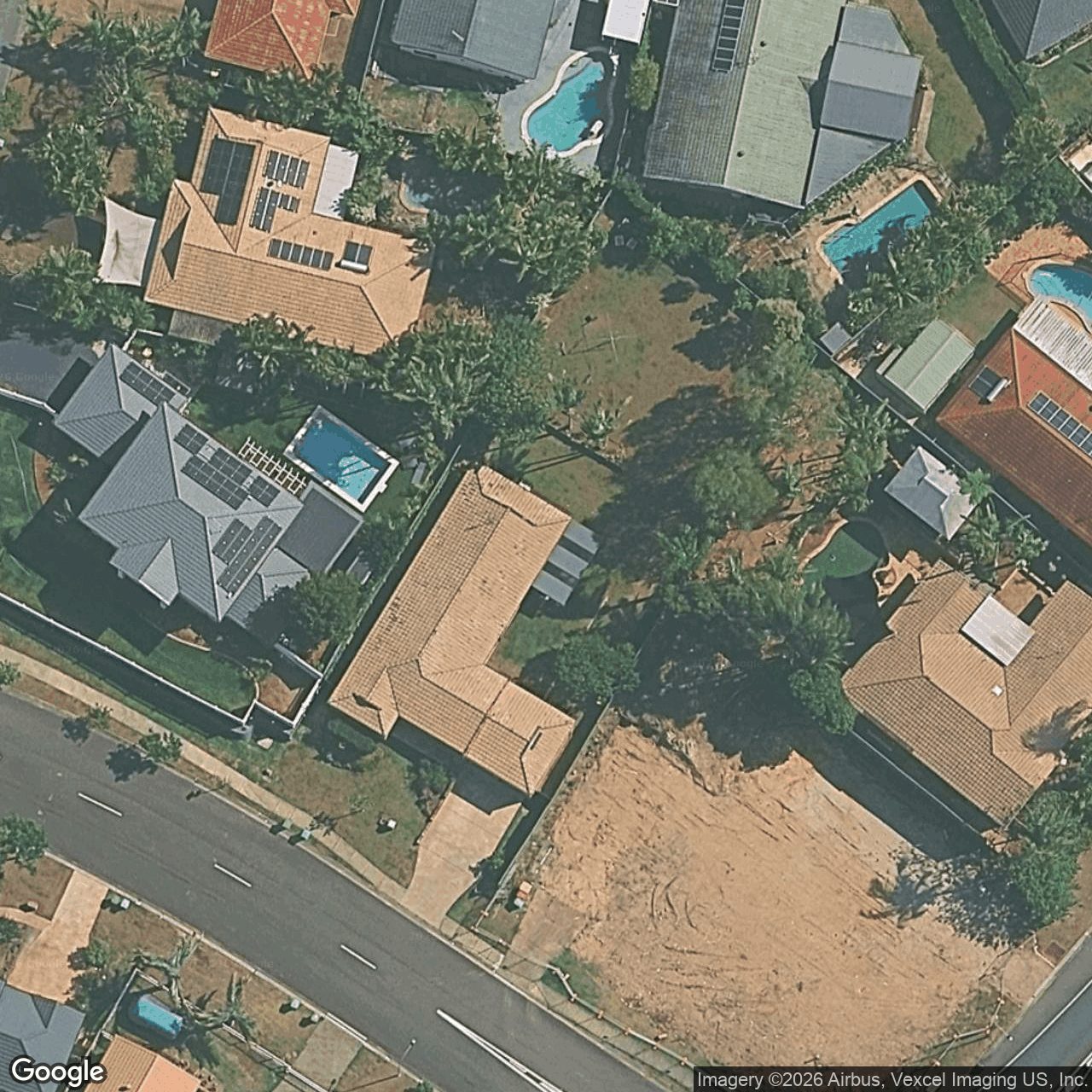 Aerial view of 154 Glen Eagles Drive, Robina QLD 4226
