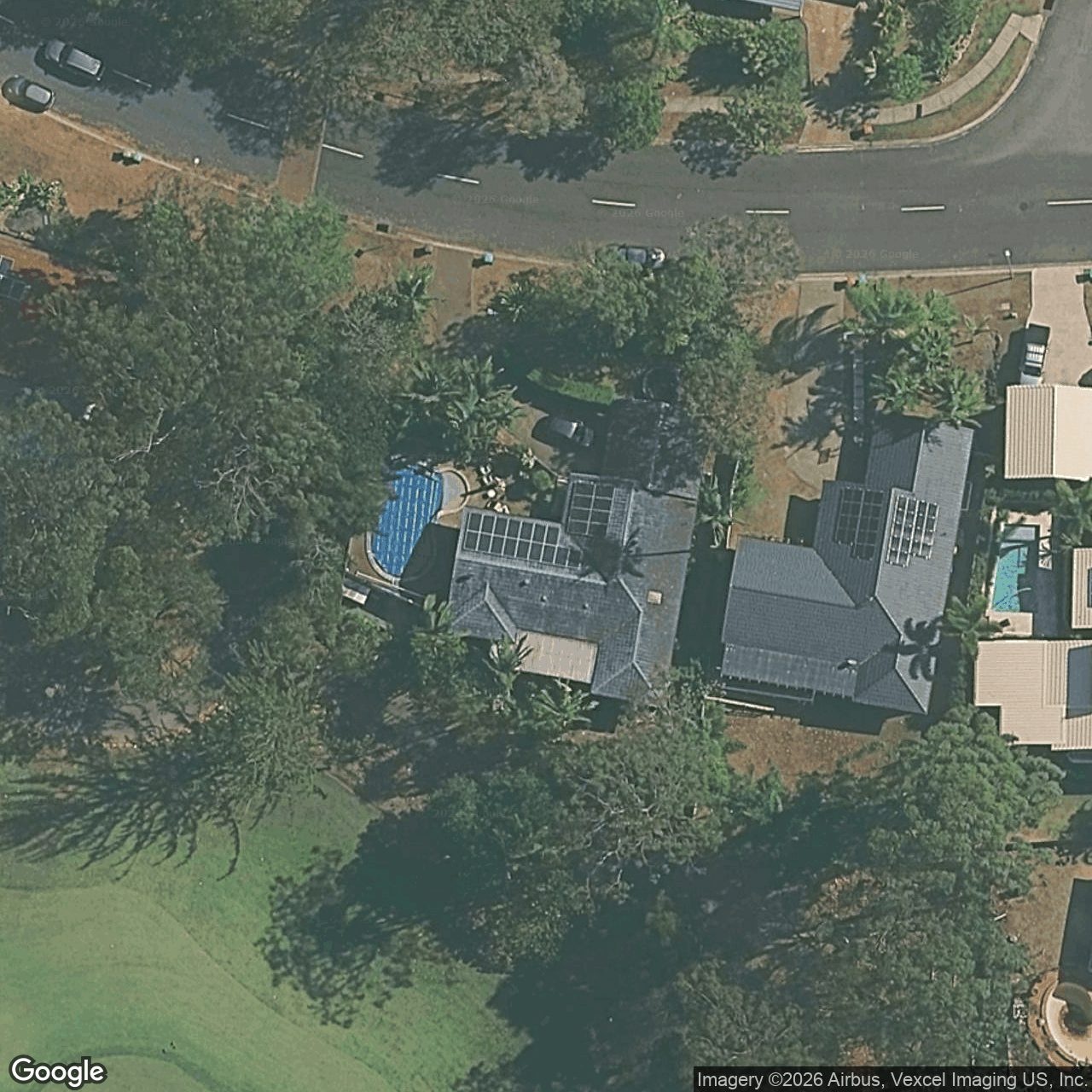 Aerial view of 127 Glen Eagles Drive, Robina QLD 4226