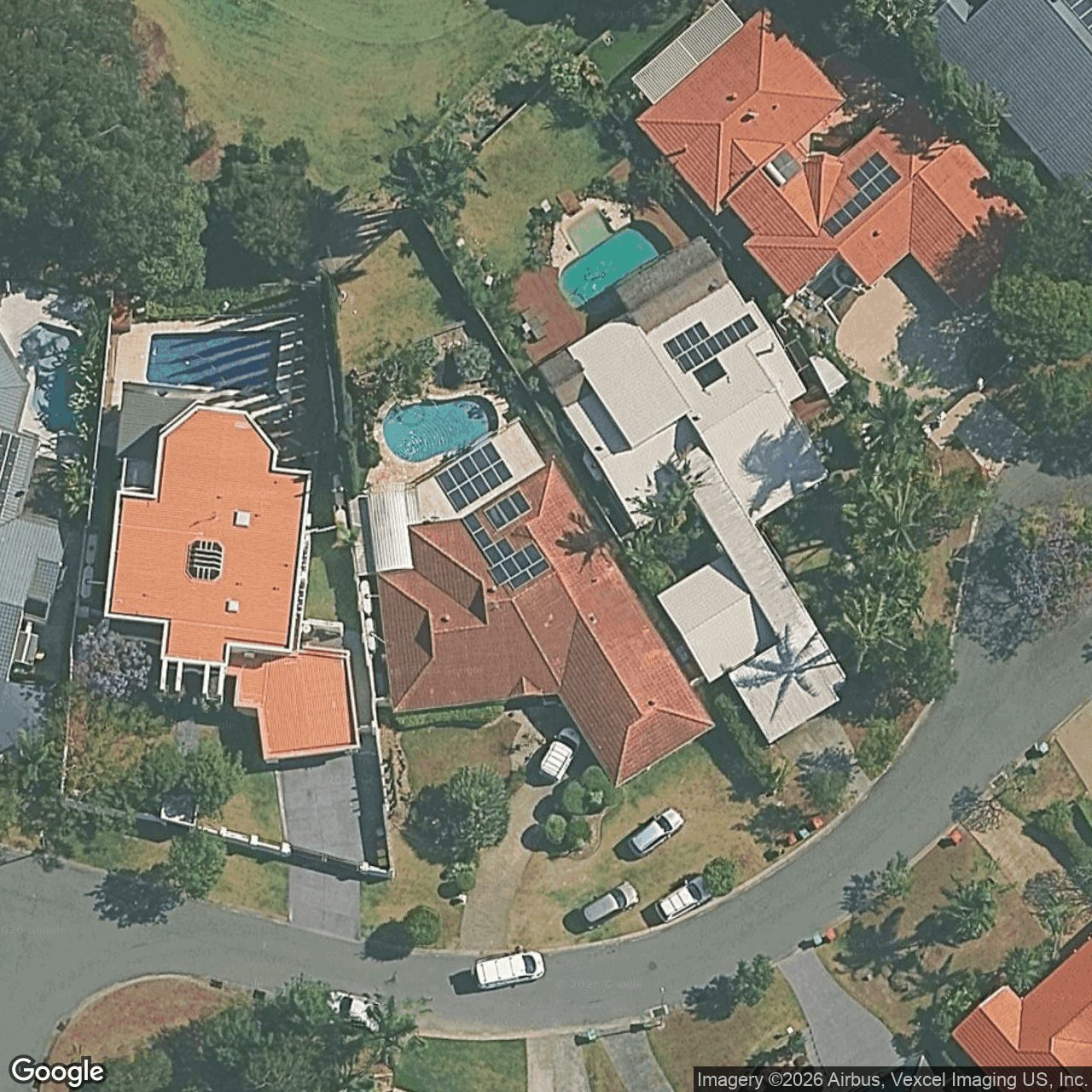 Aerial view of 27 Firestone Court, Robina QLD 4226