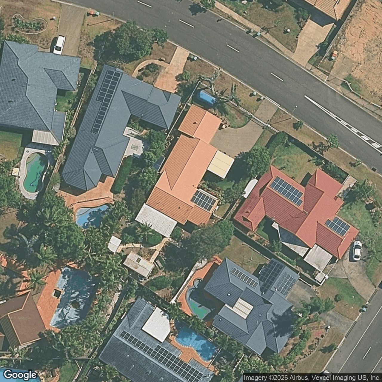 Aerial view of 149 Glen Eagles Drive, Robina QLD 4226