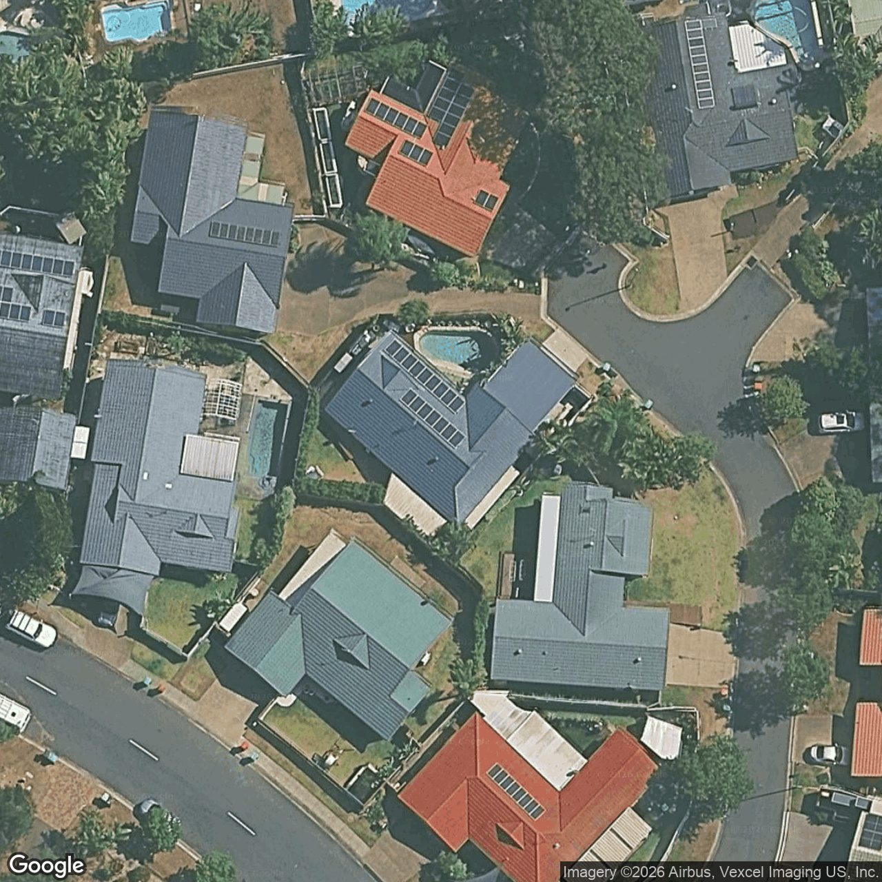 Aerial view of 6 Karrinyup Place, Robina QLD 4226
