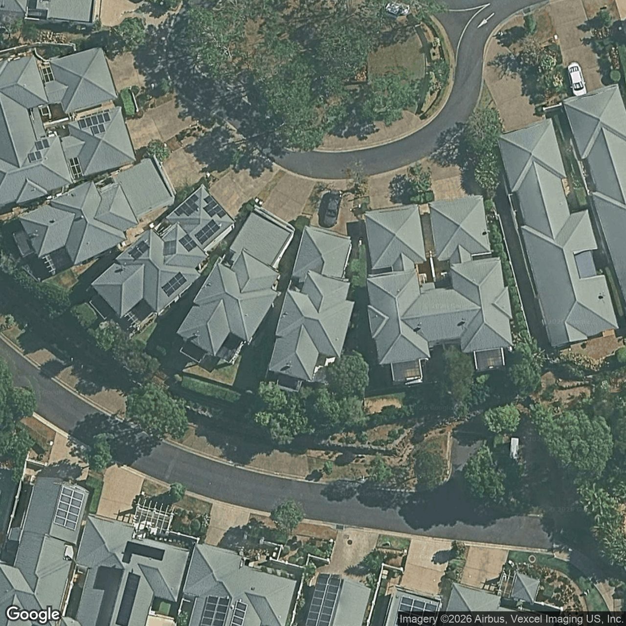 Aerial view of 161 Easthill Drive