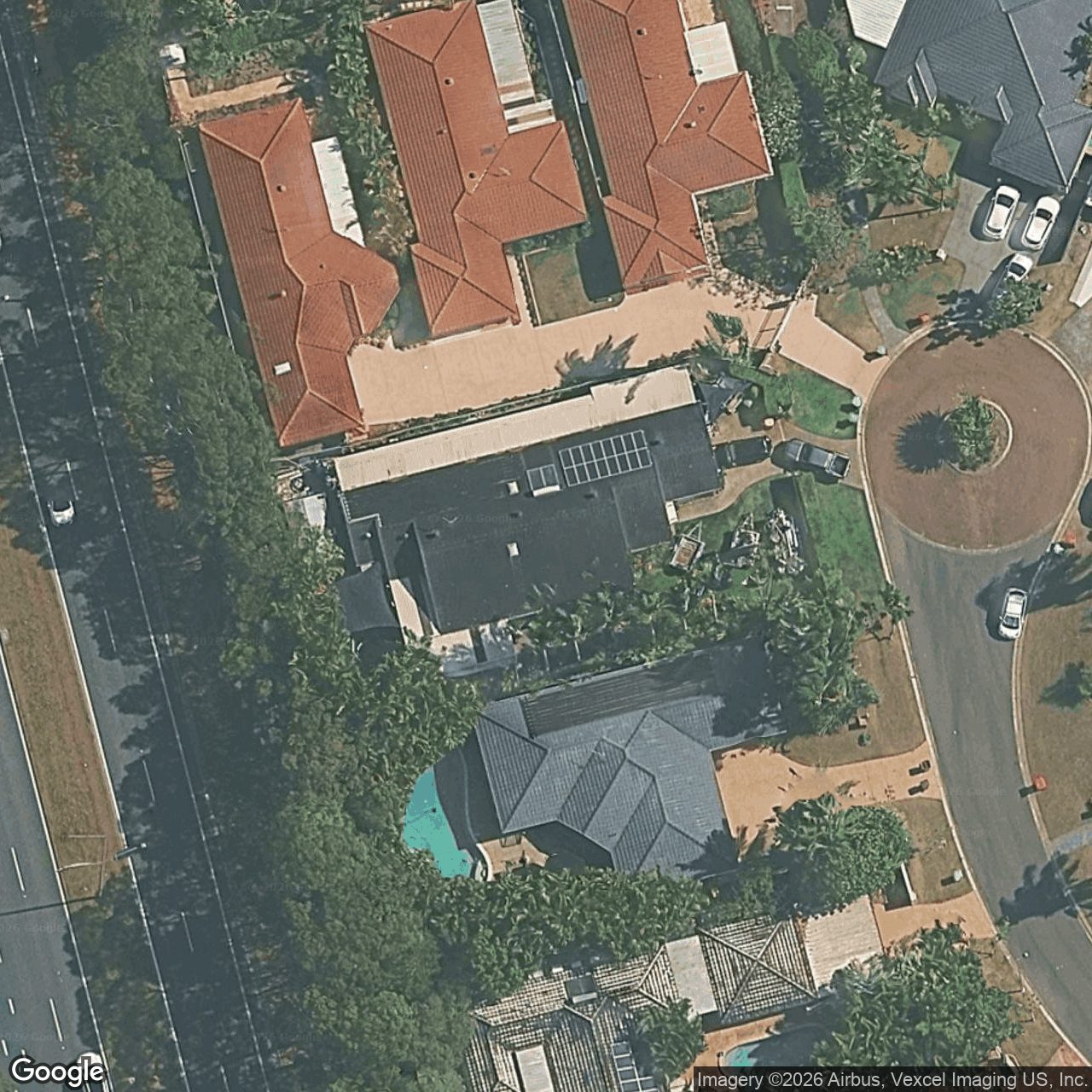 Aerial view of 10 Gabriels Court, Robina QLD 4226