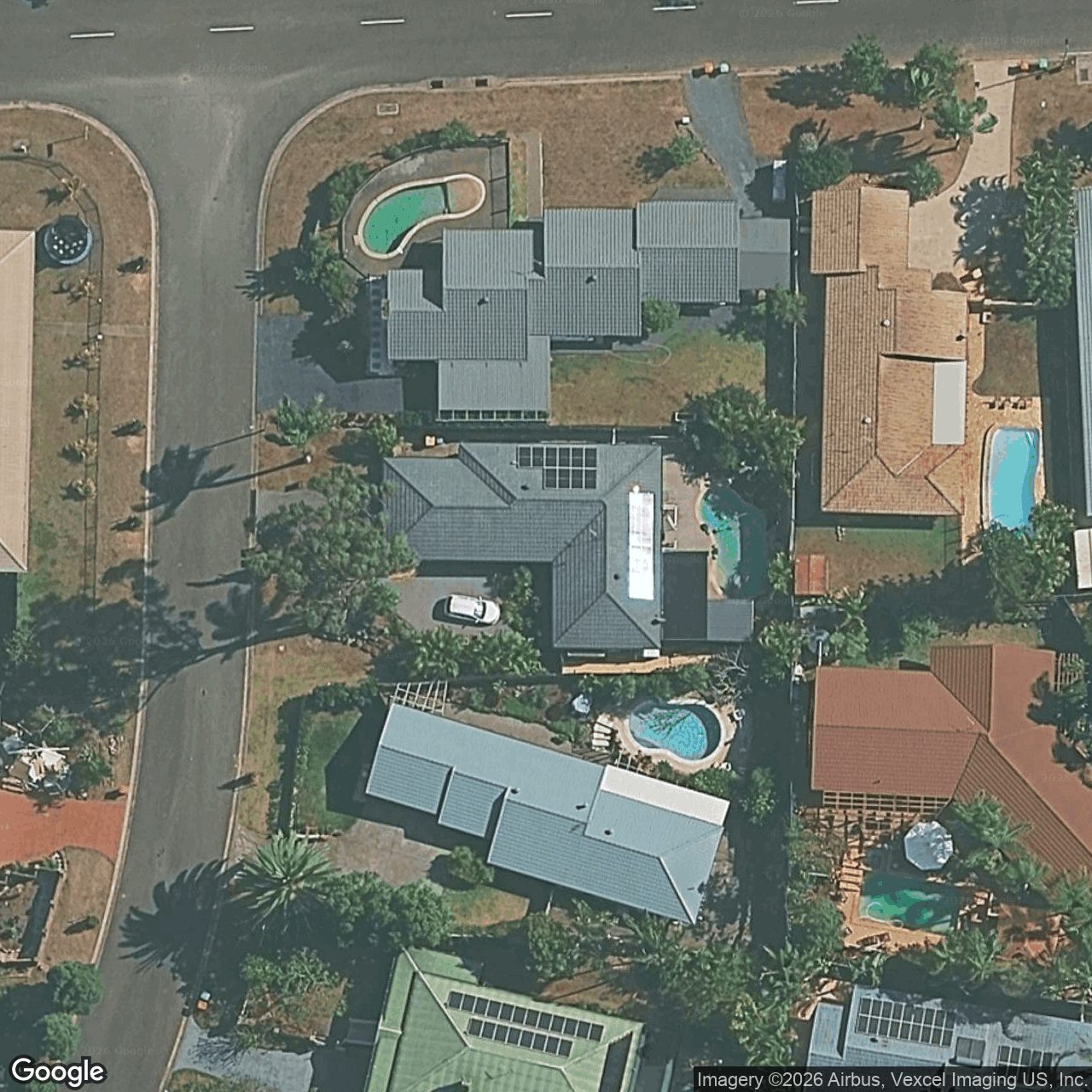 Aerial view of 4 Oakmont Street, Robina QLD 4226