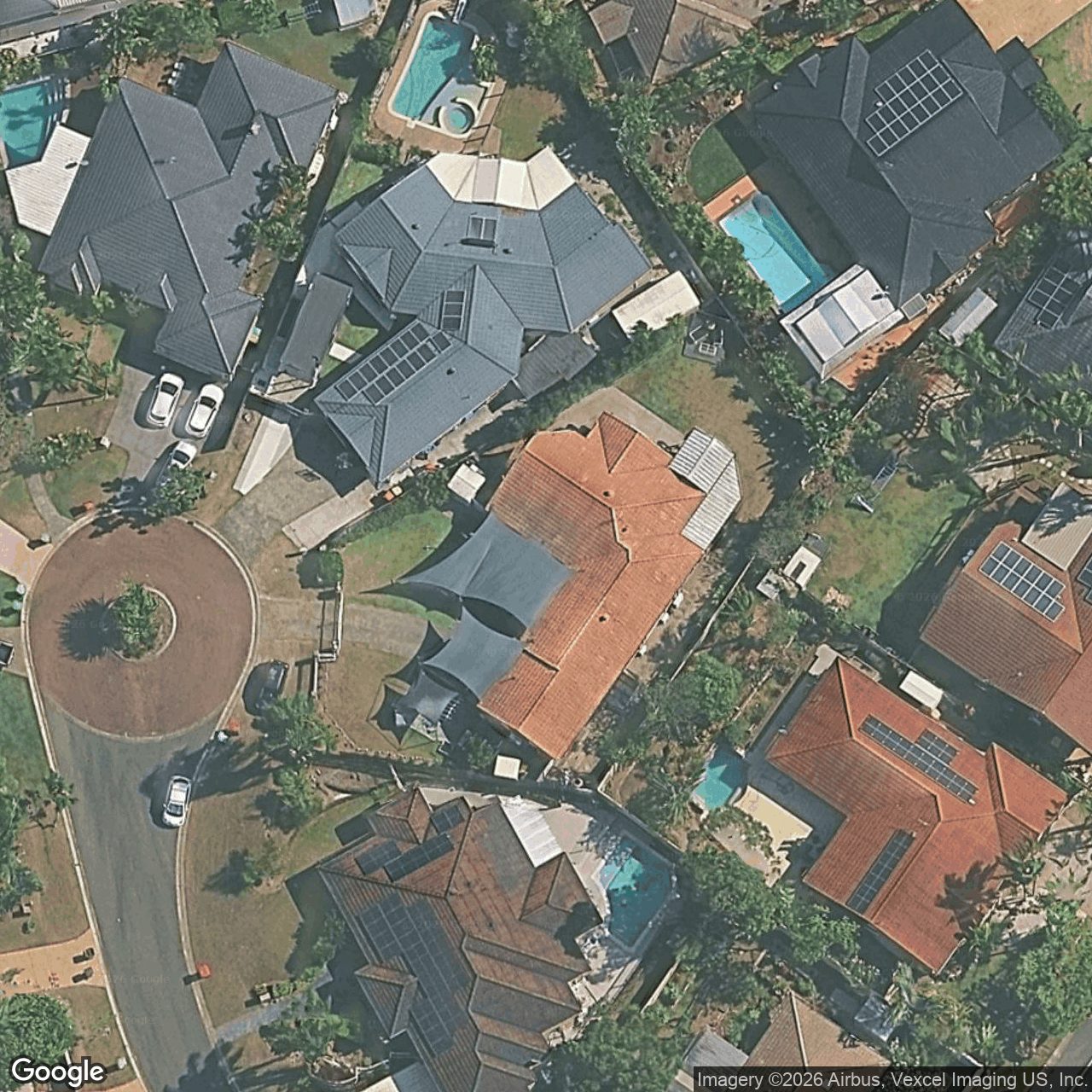Aerial view of 5 Gabriels Court, Robina QLD 4226