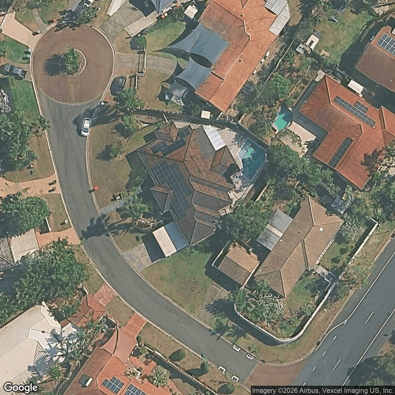 Aerial view of 3 Gabriels Court, Robina QLD 4226