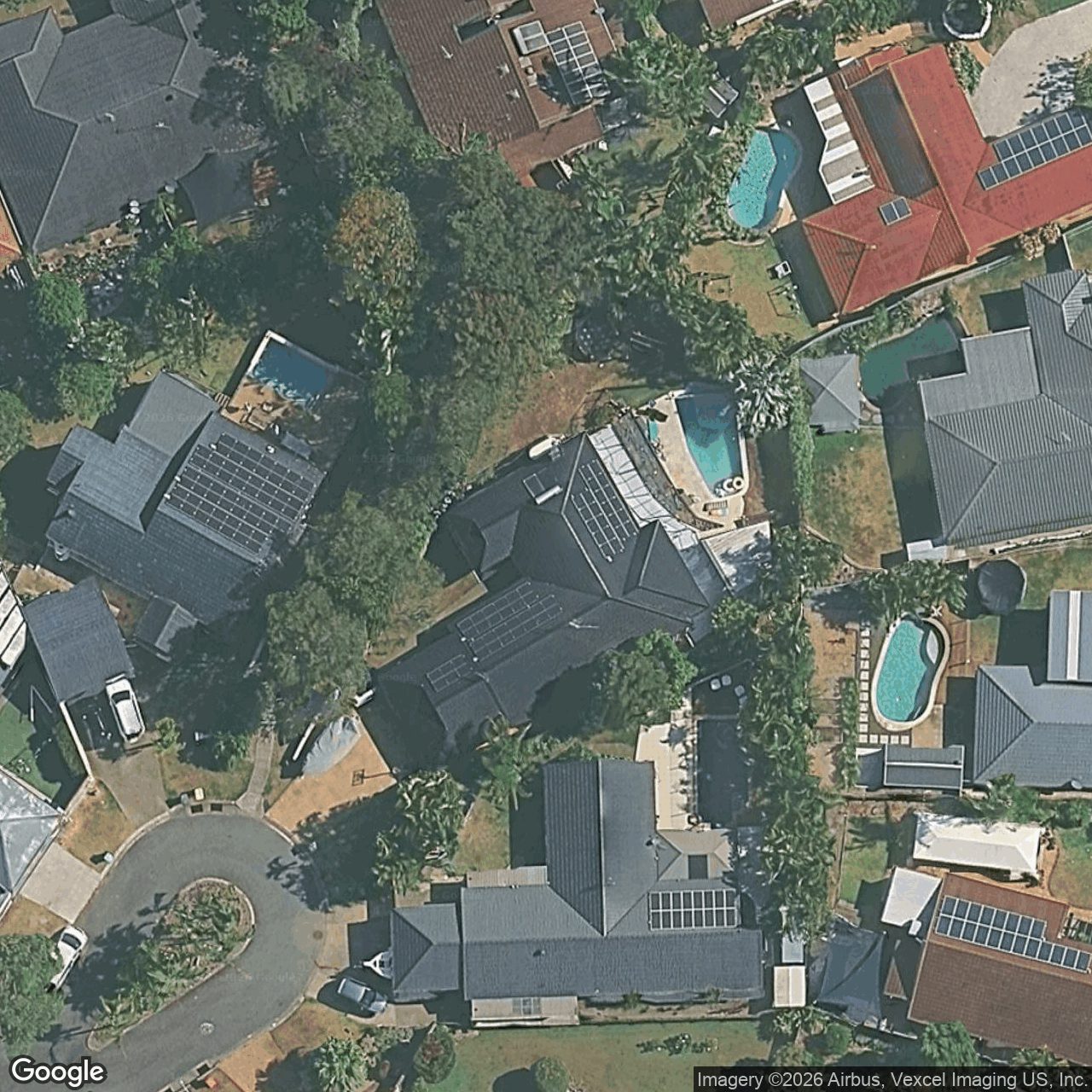 Aerial view of 11 Muirfield Place, Robina QLD 4226
