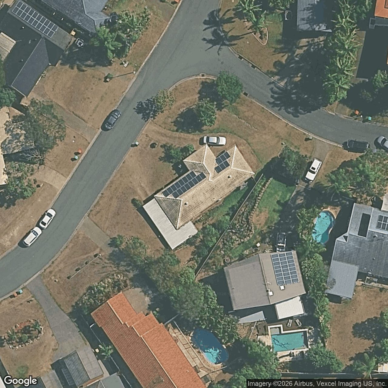 Aerial view of 1 Waitara Place, Robina QLD 4226