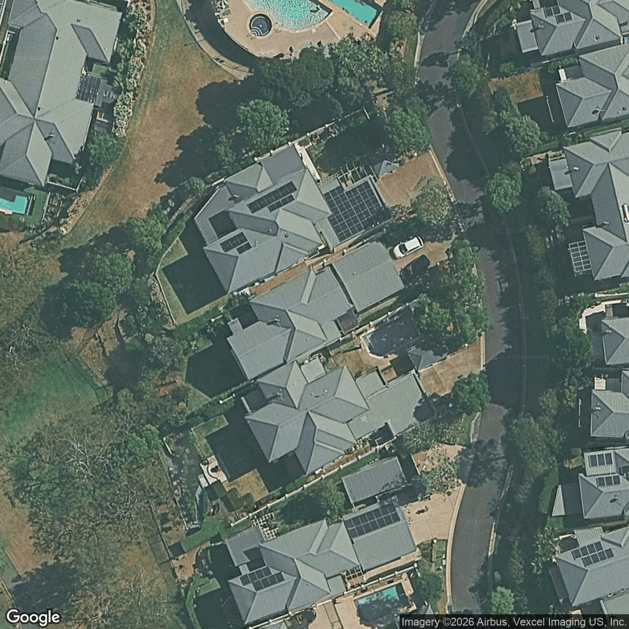 Aerial view of 145 Easthill Drive