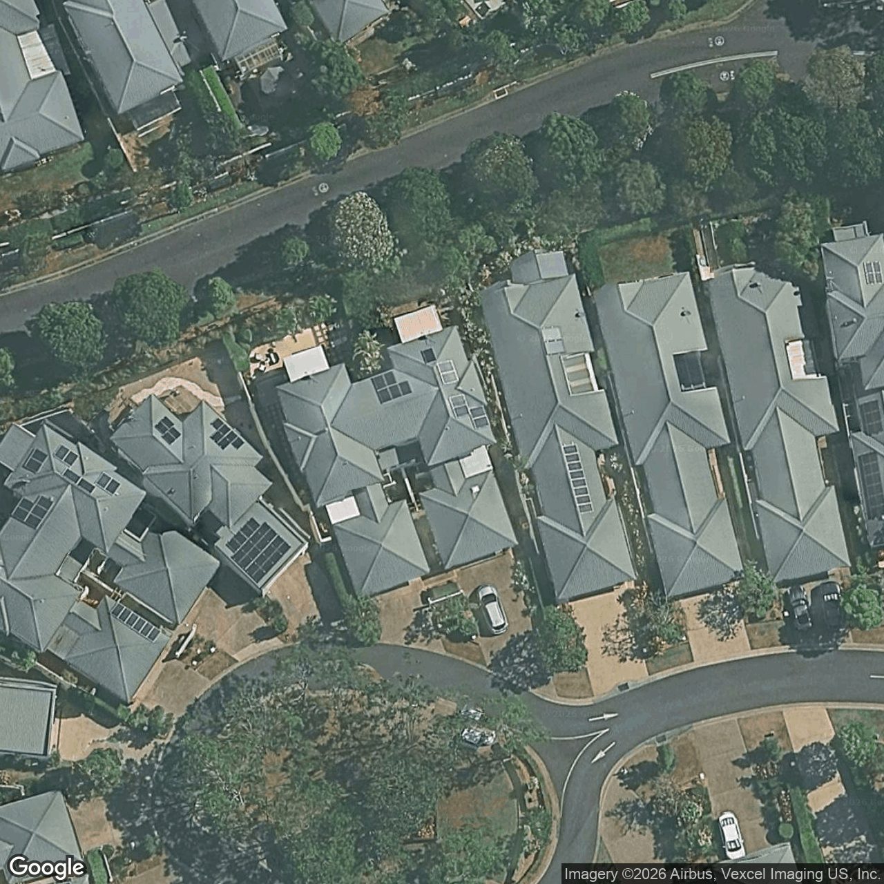 Aerial view of 172 Easthill Drive