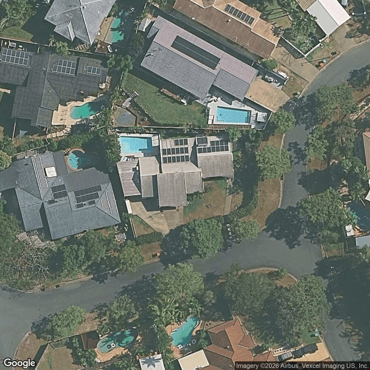 Aerial view of 4 Wynnvale Place, Robina QLD 4226