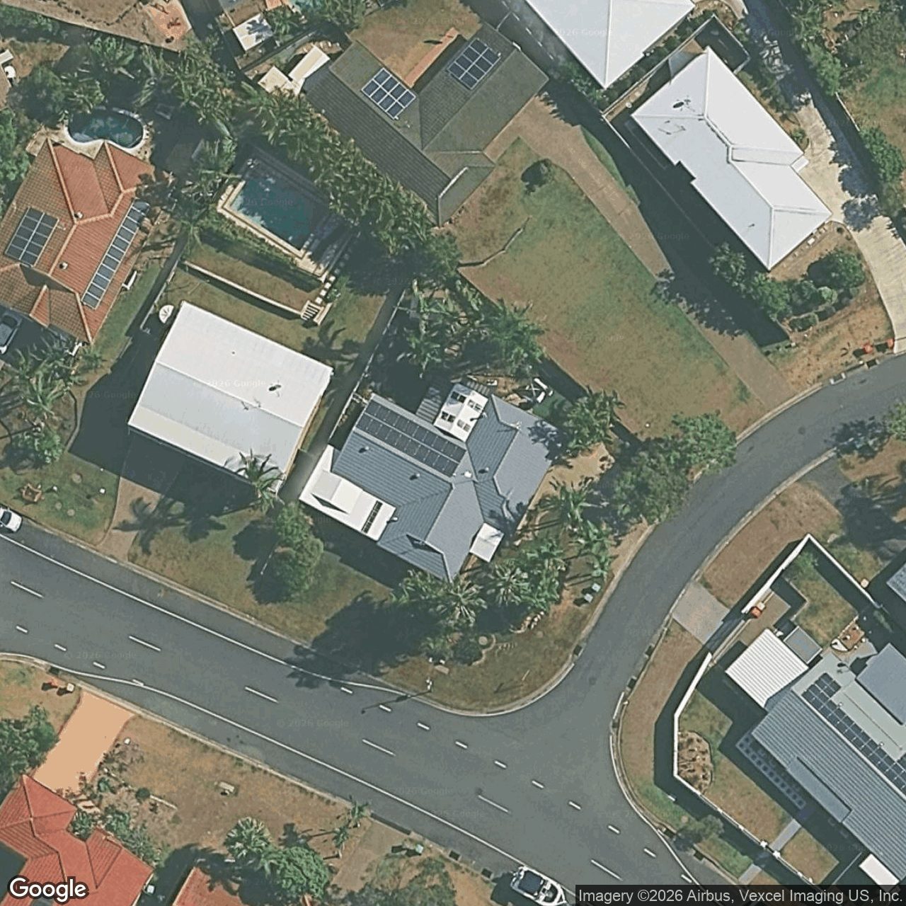 Aerial view of 2 Broadview Place, Robina QLD 4226