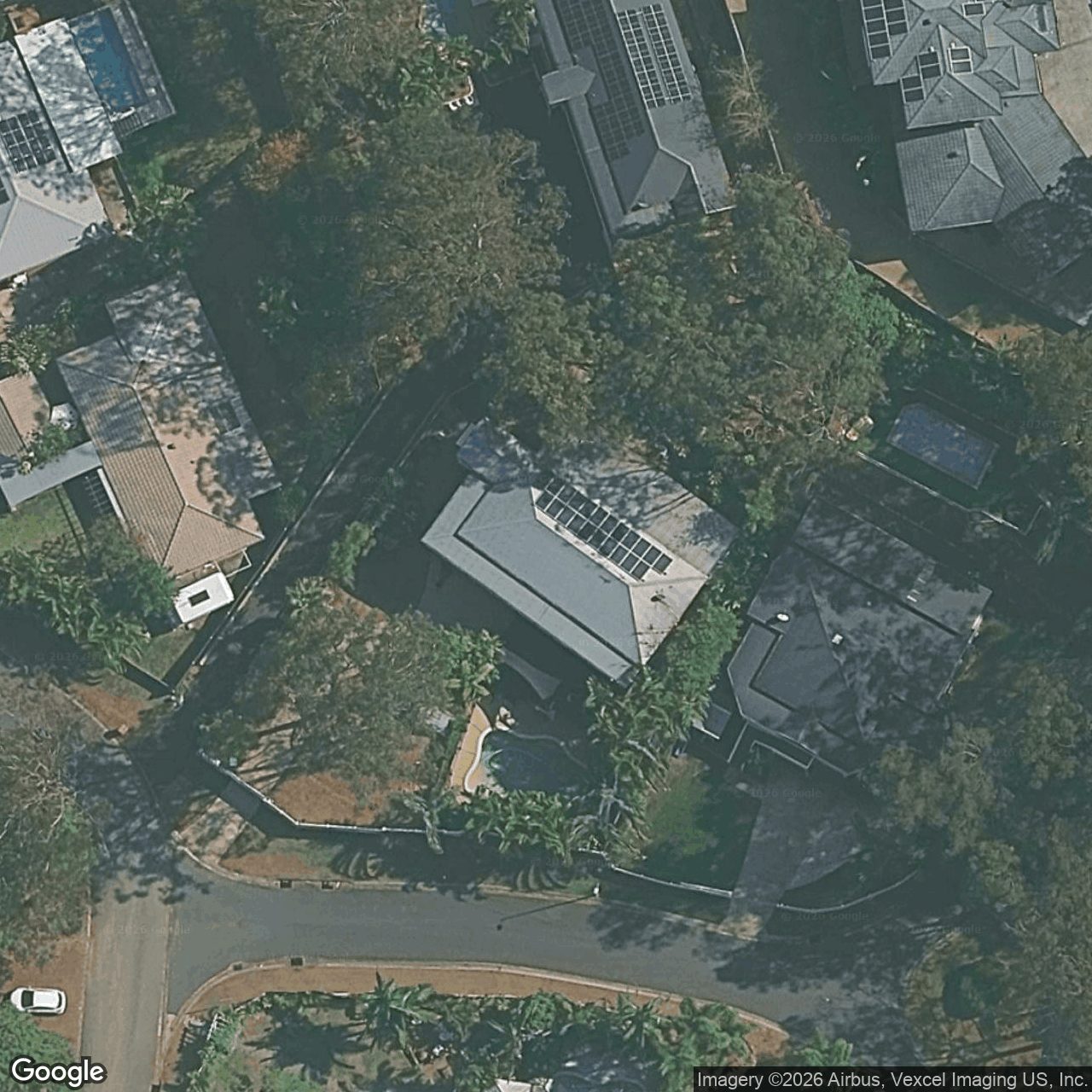 Aerial view of 2 Unley Place, Robina QLD 4226