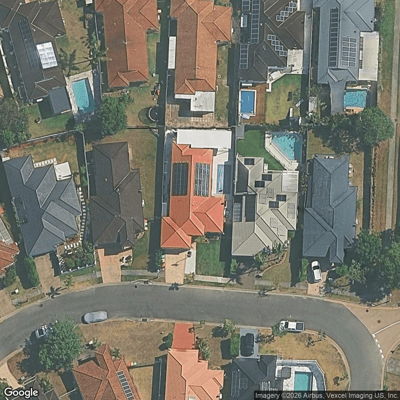 Aerial view of 36 Nardoo Street, Robina QLD 4226