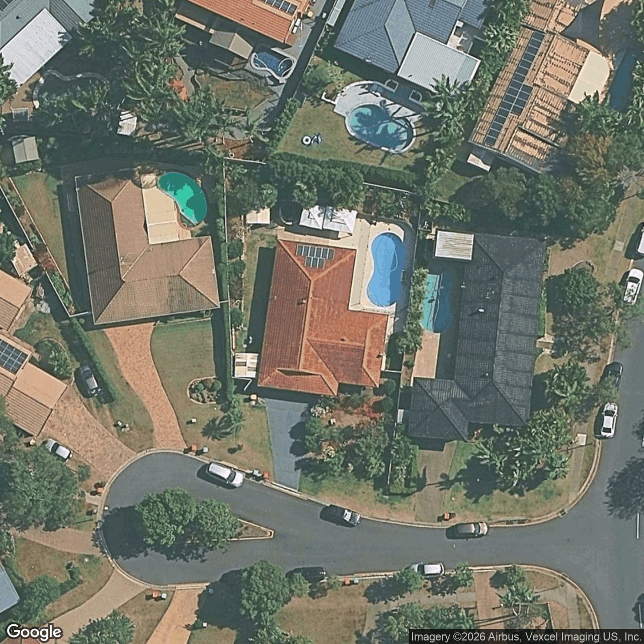 Aerial view of 3 Troon Court, Robina QLD 4226