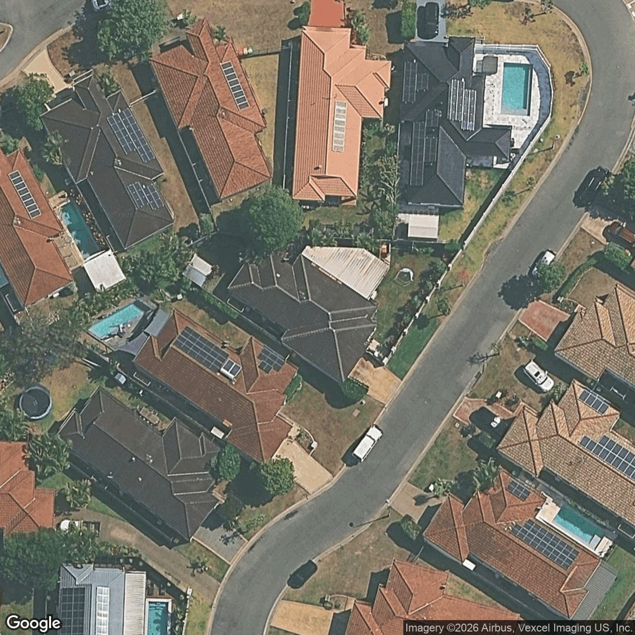Aerial view of 27 Nardoo Street, Robina QLD 4226