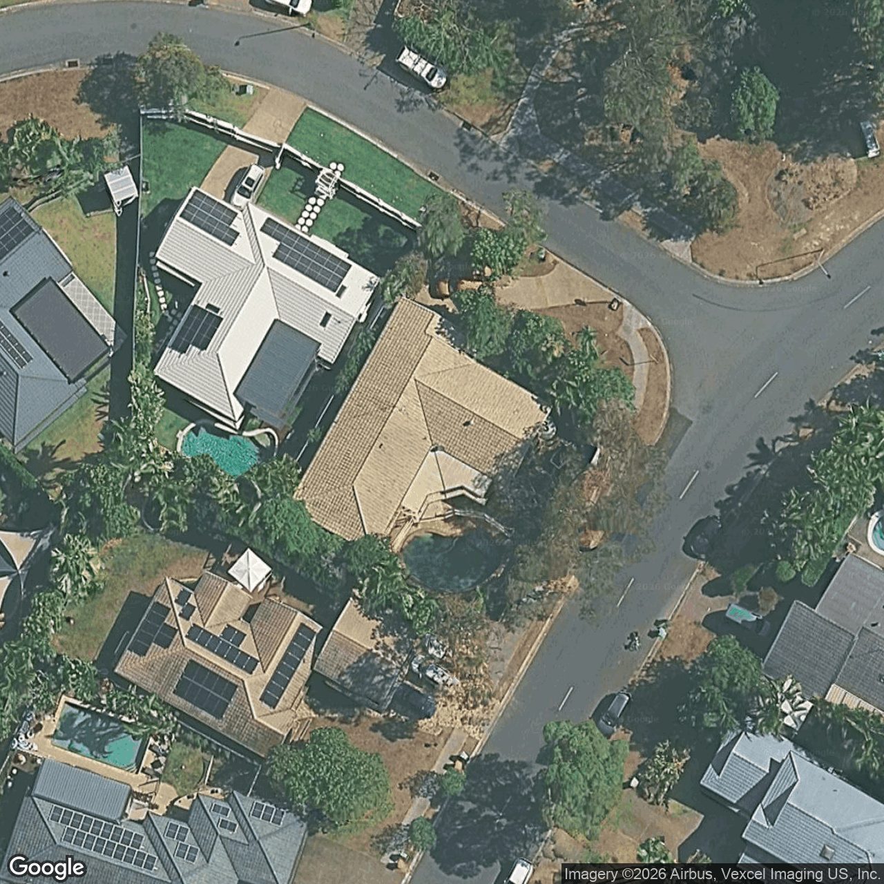 Aerial view of 2 Sawgrass Place, Robina QLD 4226