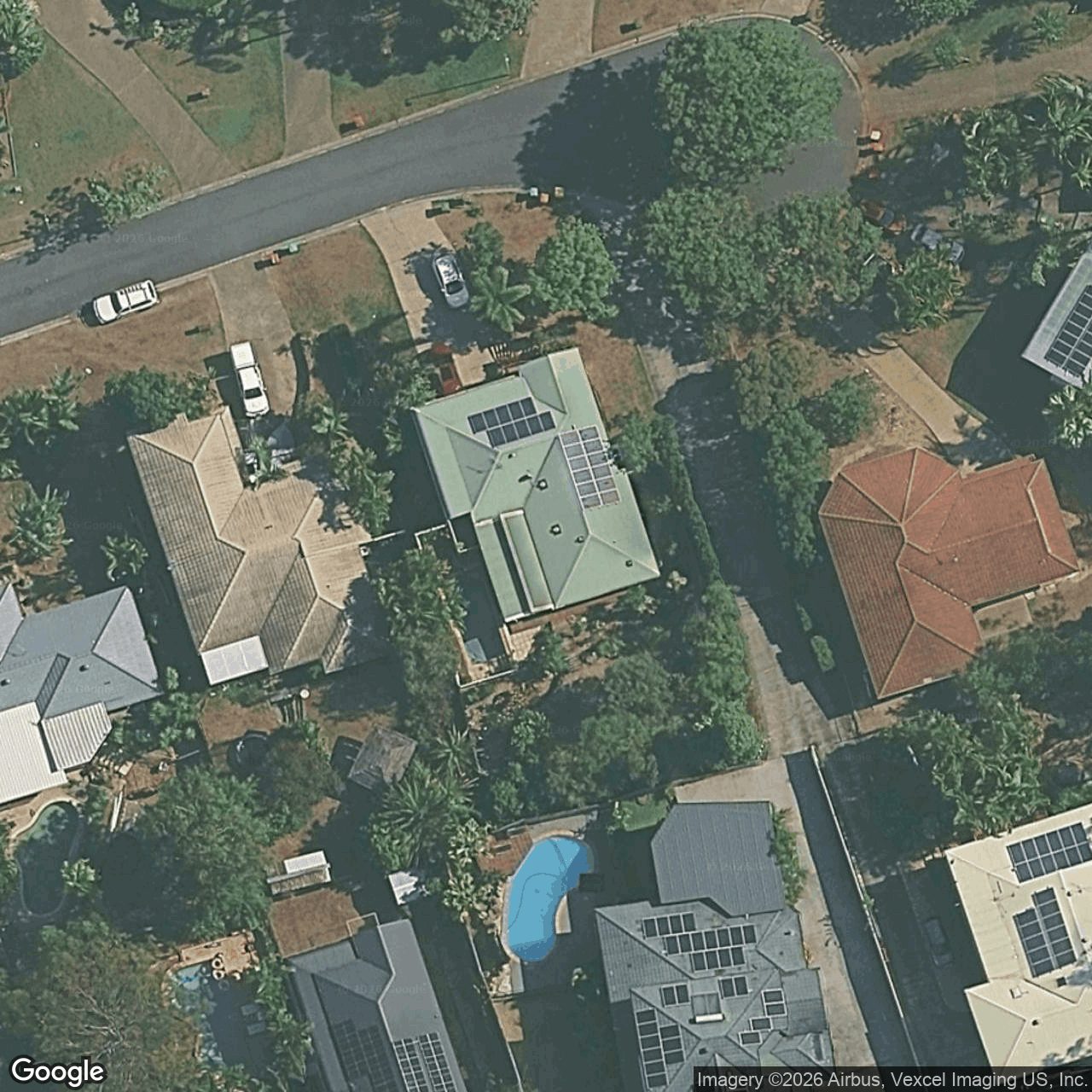 Aerial view of 11 Broadview Place, Robina QLD 4226