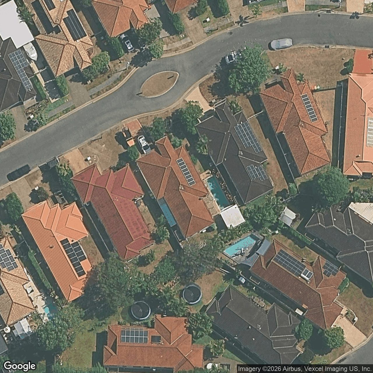 Aerial view of 17 Nardoo Street, Robina QLD 4226
