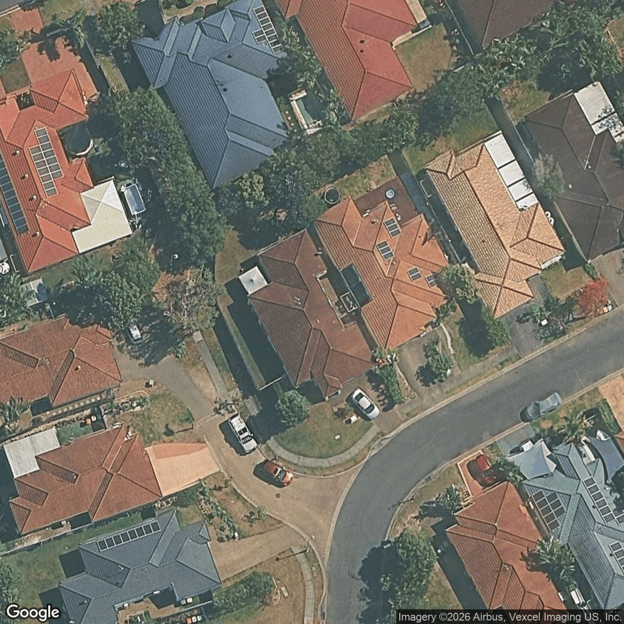 Aerial view of 14 Nardoo Street, Robina QLD 4226