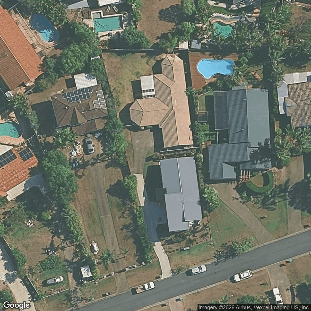 Aerial view of 12 Broadview Place, Robina QLD 4226