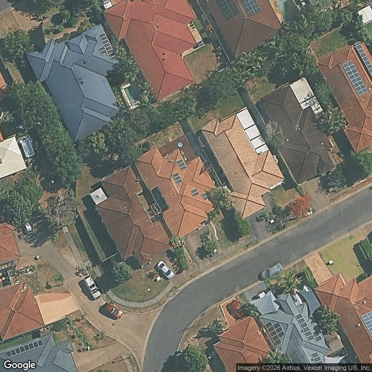 Aerial view of 16 Nardoo Street, Robina QLD 4226