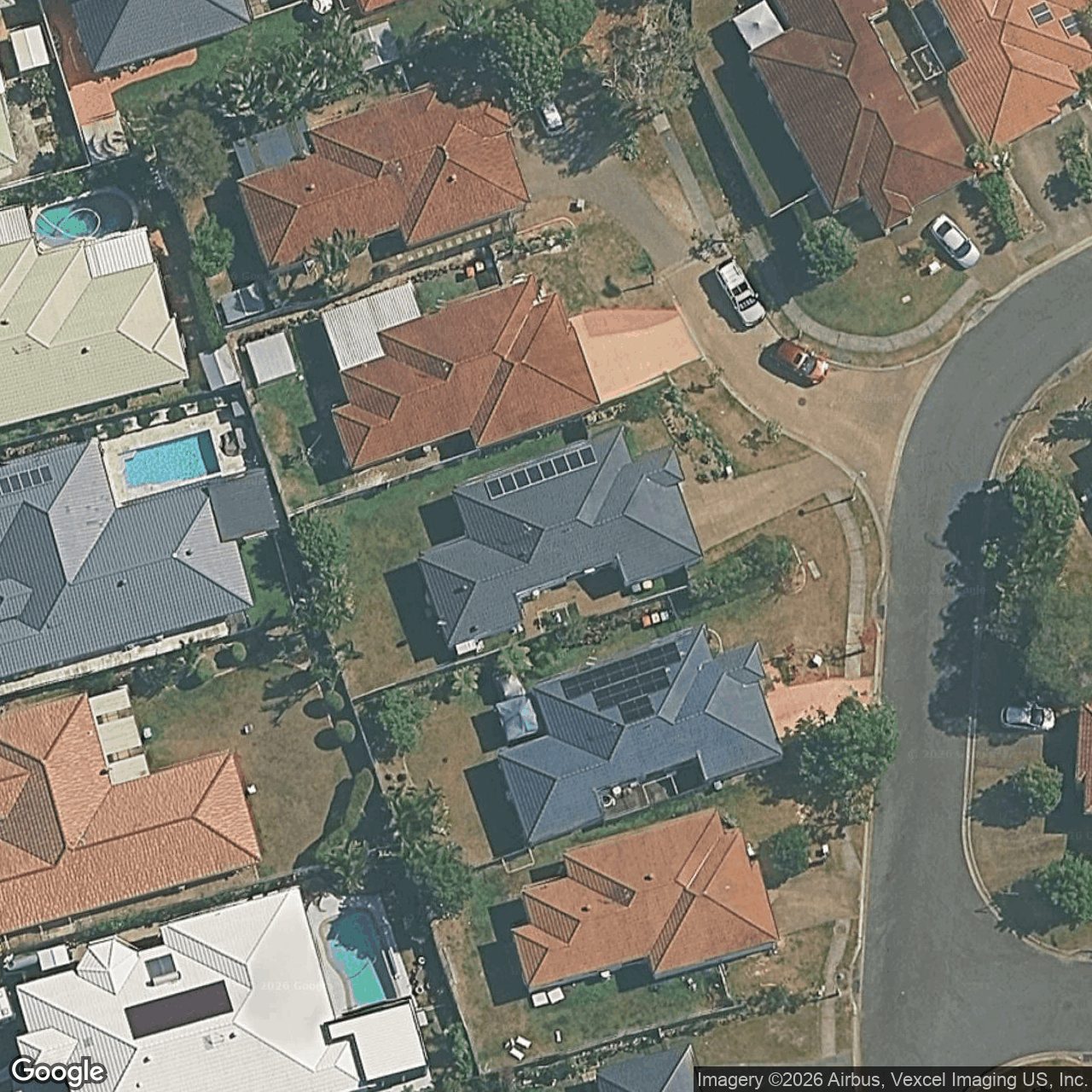 Aerial view of 8 Nardoo Street, Robina QLD 4226