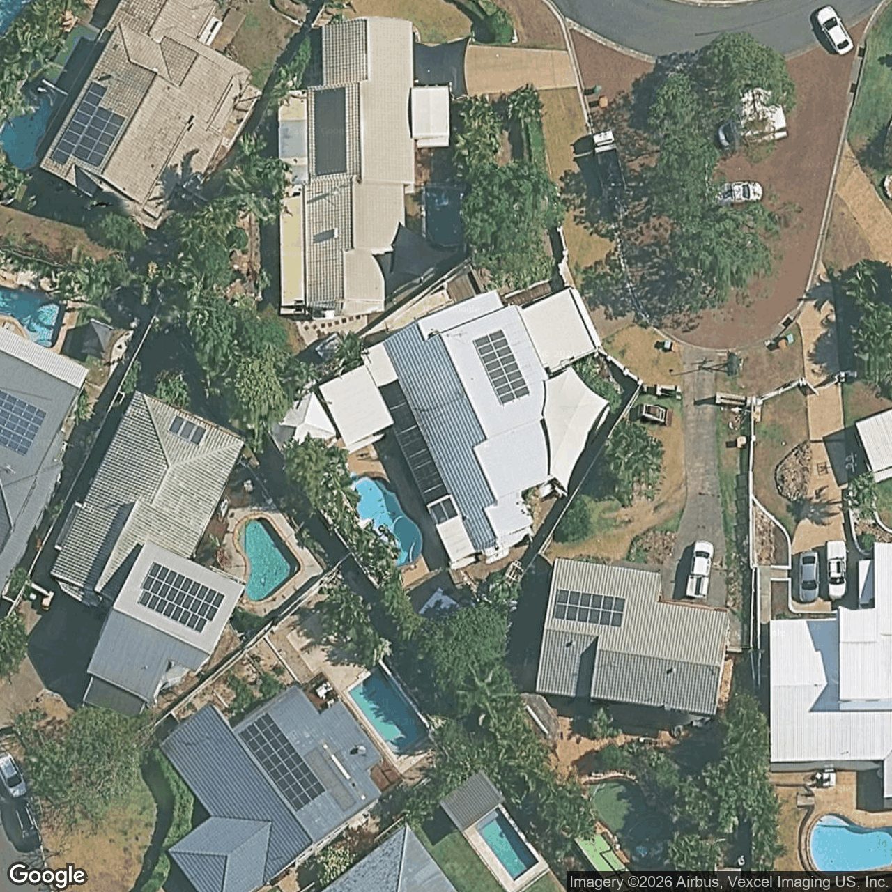Aerial view of 16 Sawgrass Place, Robina QLD 4226